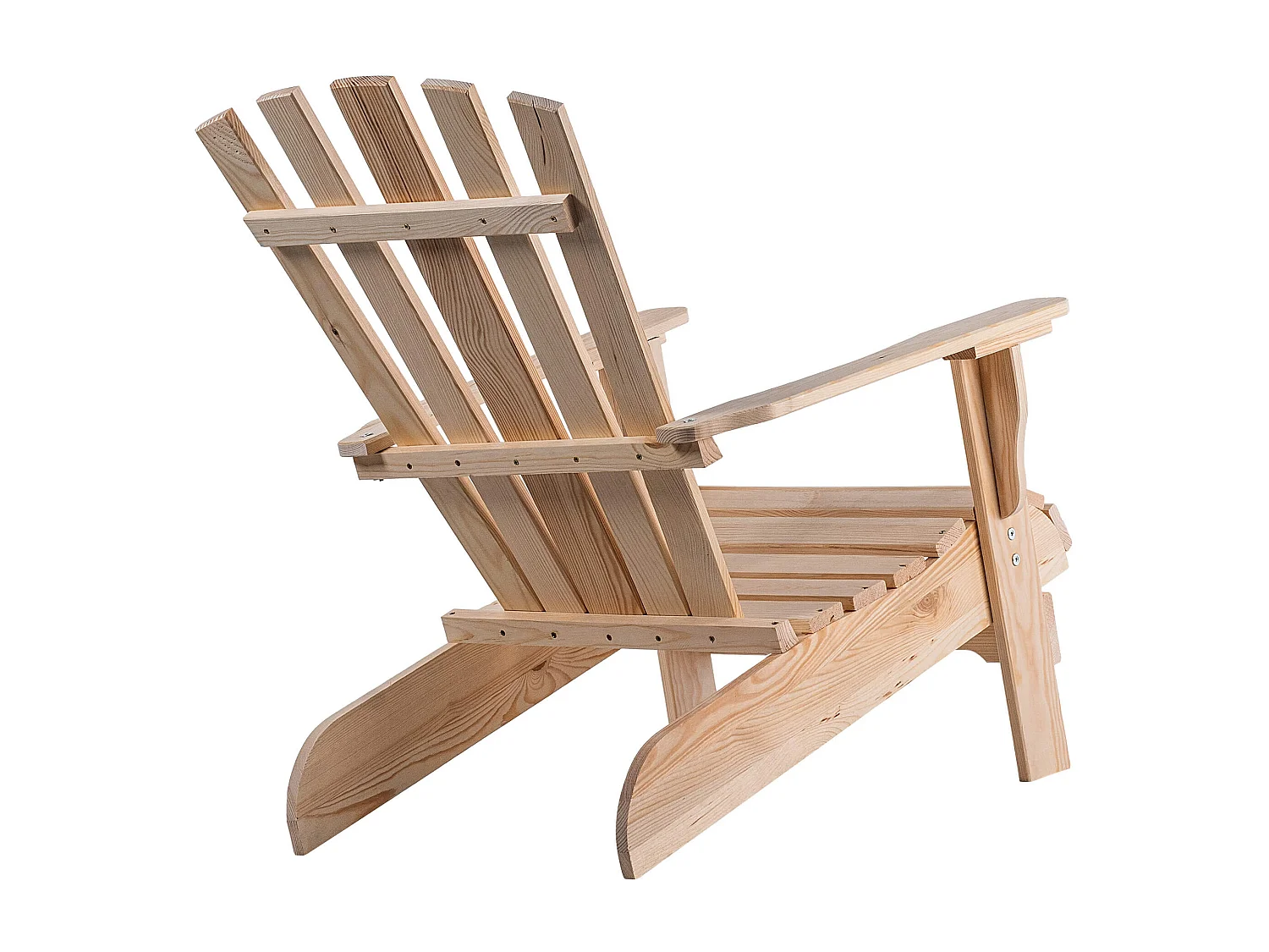 Chaise de plage en bois naturel Arphy