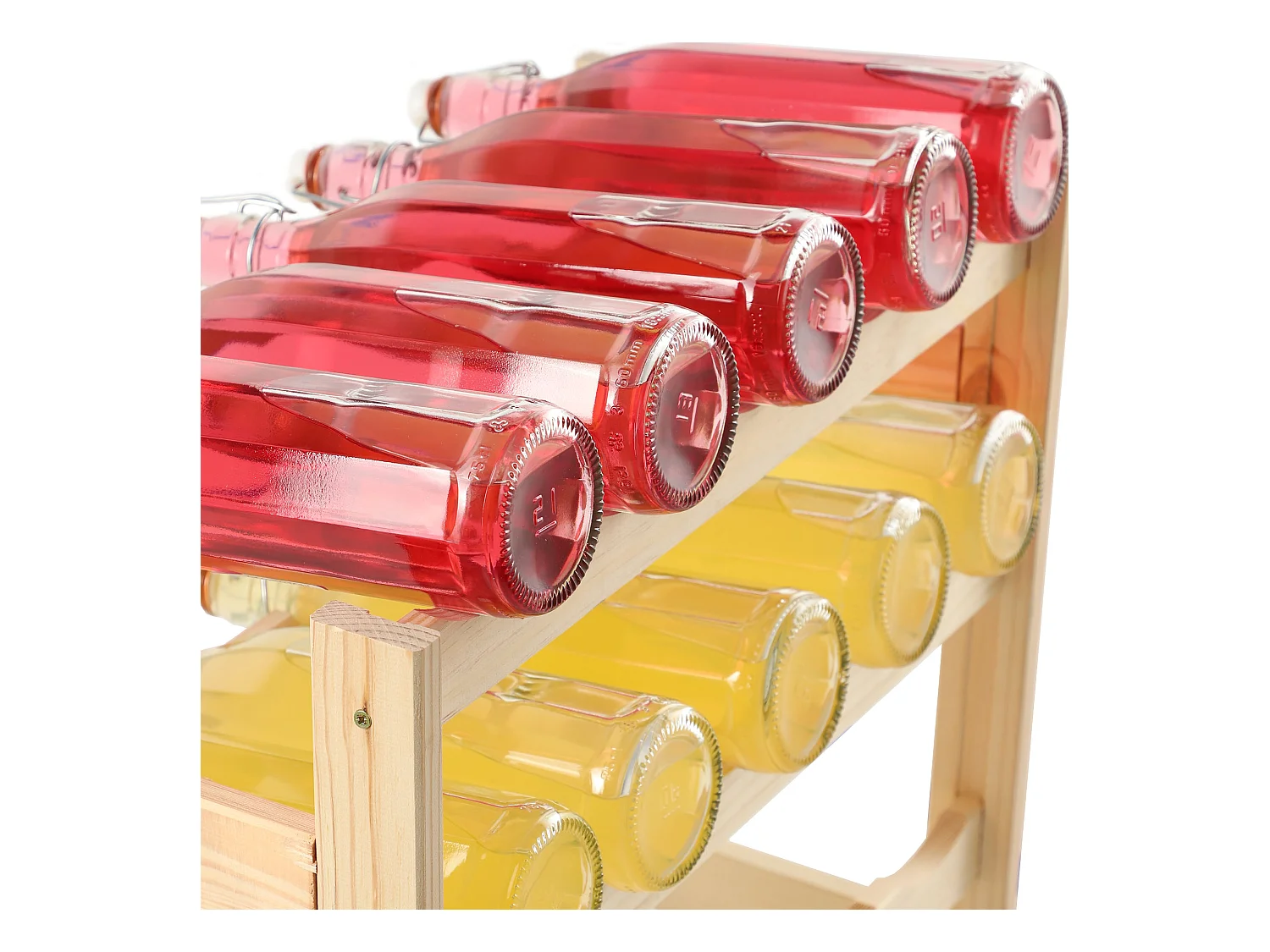 Casier à vin en bois KADAX, 54 x 53 x 25 cm, casier à bouteilles, 20 bouteilles, support à vin en pin, armoire à vin pour bouteilles de vin, collection de vin,