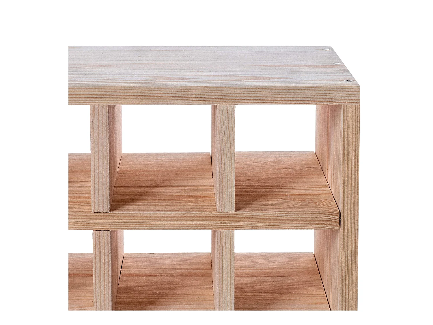 Loreo Weinregal Schachbrett Holz hellbraun 2 Stück