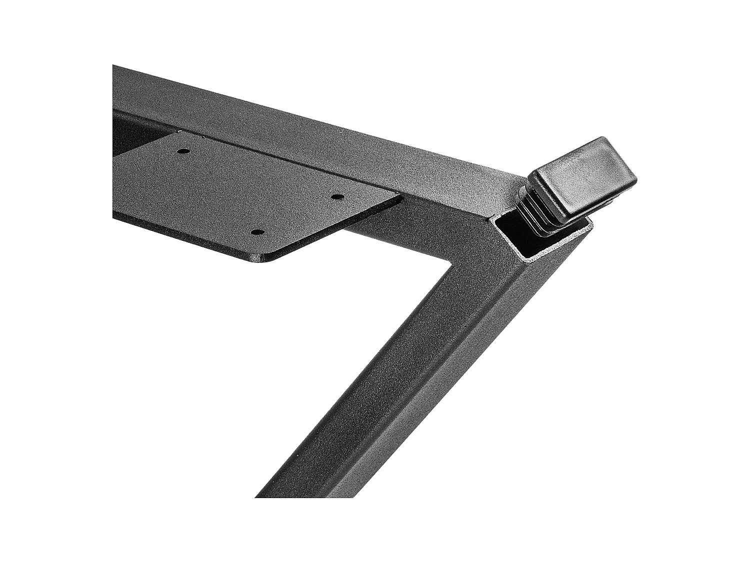 KADAX Massive Tischbeine, Industrie-Tischbeine, rustikale Möbelbeine, robuste Tischbeine aus Stahl, moderne Möbelbeine, stabiler Tischfuß (Sanduhr V1 60 x 77 cm)