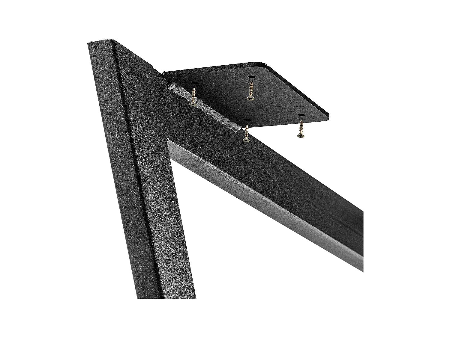 KADAX Massieve tafelpoten, industriële tafelpoten, rustieke meubelpoten, robuuste stalen tafelpoten, moderne meubelpoten, stabiel tafelonderstel (Z-vormen 53 x 79