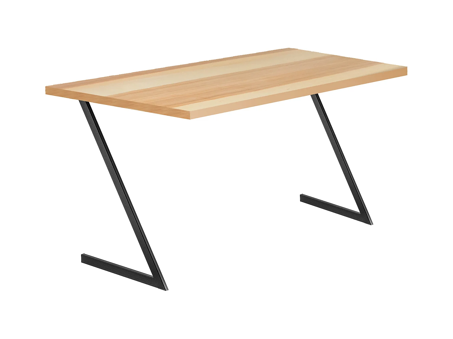 KADAX Massieve tafelpoten, industriële tafelpoten, rustieke meubelpoten, robuuste stalen tafelpoten, moderne meubelpoten, stabiel tafelonderstel (Z-vormen 53 x 79