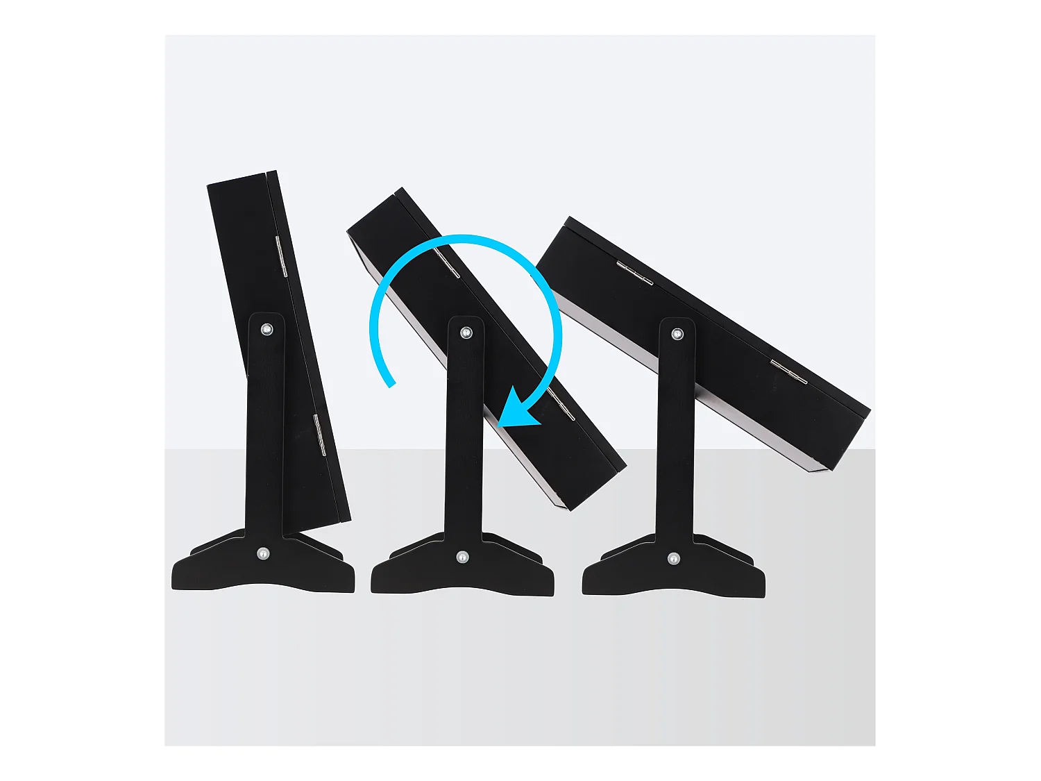 Coffret à bijoux KADAX avec miroir, 21 x 15 x 30,5 cm, boîte en panneau MDF, boîte à bijoux avec pieds, écrin à bijoux pour colliers, bagues (noir)