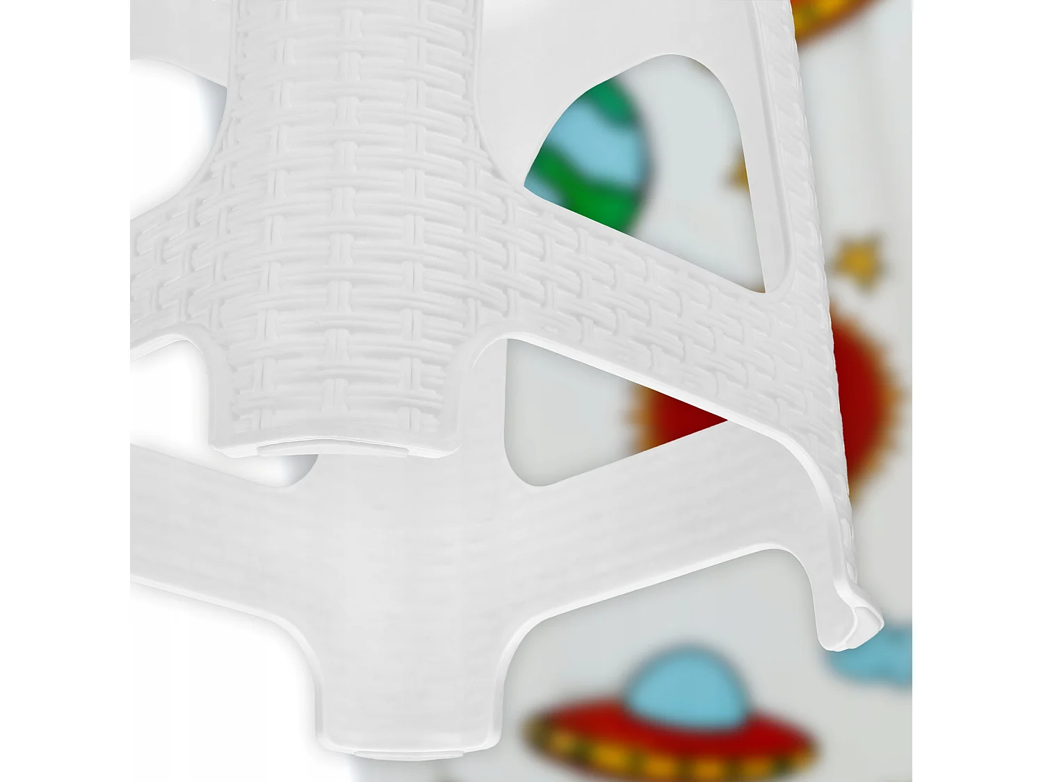 KADAX Tabouret en plastique, escabeau, jusqu'à 120 kg, tabouret en rotin avec pieds antidérapants, tabouret de bain, tabouret de salon, tabouret d'assise léger,