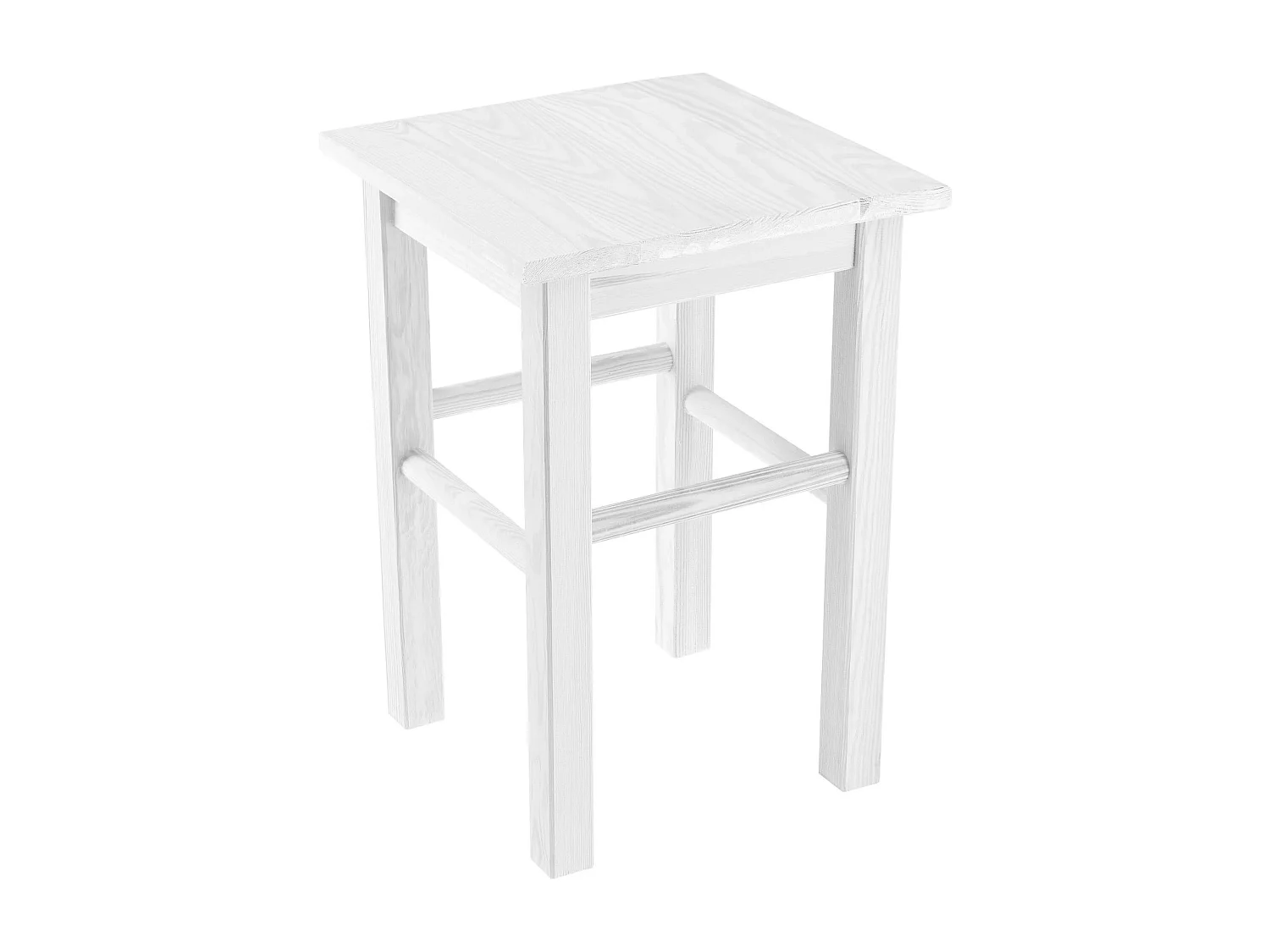 Tabouret en bois KADAX, repose-pieds en bois de pin naturel non verni, repose-pieds en 3 modèles différents, tabouret de bar, marchepied, tabouret, tabouret,