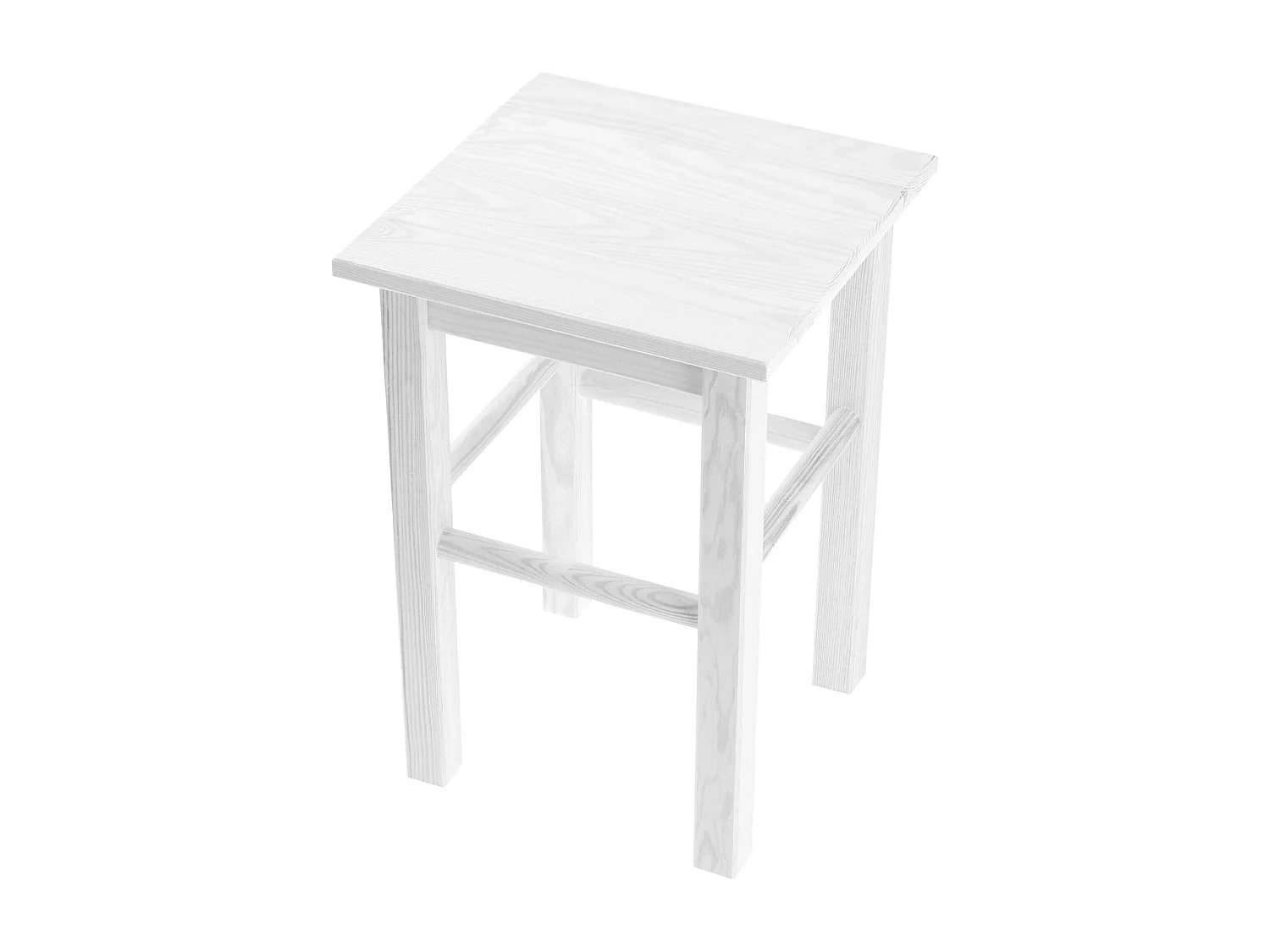 Tabouret en bois KADAX, repose-pieds en bois de pin naturel non verni, repose-pieds en 3 modèles différents, tabouret de bar, marchepied, tabouret, tabouret,