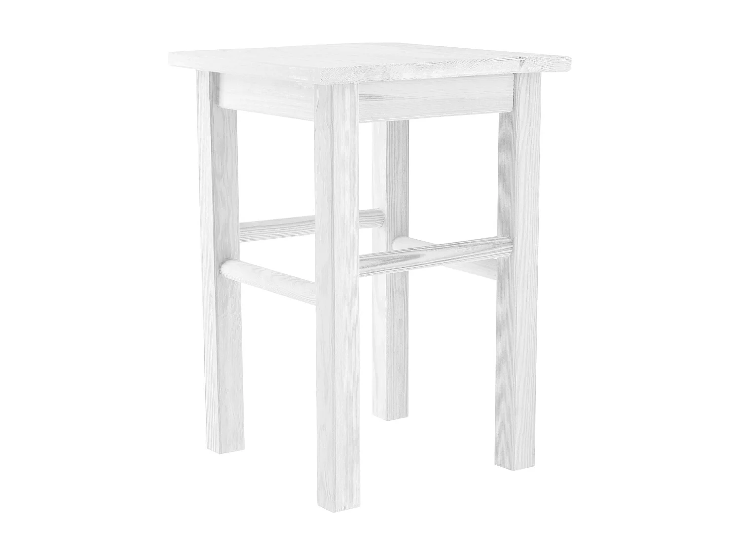 Tabouret en bois KADAX, repose-pieds en bois de pin naturel non verni, repose-pieds en 3 modèles différents, tabouret de bar, marchepied, tabouret, tabouret,