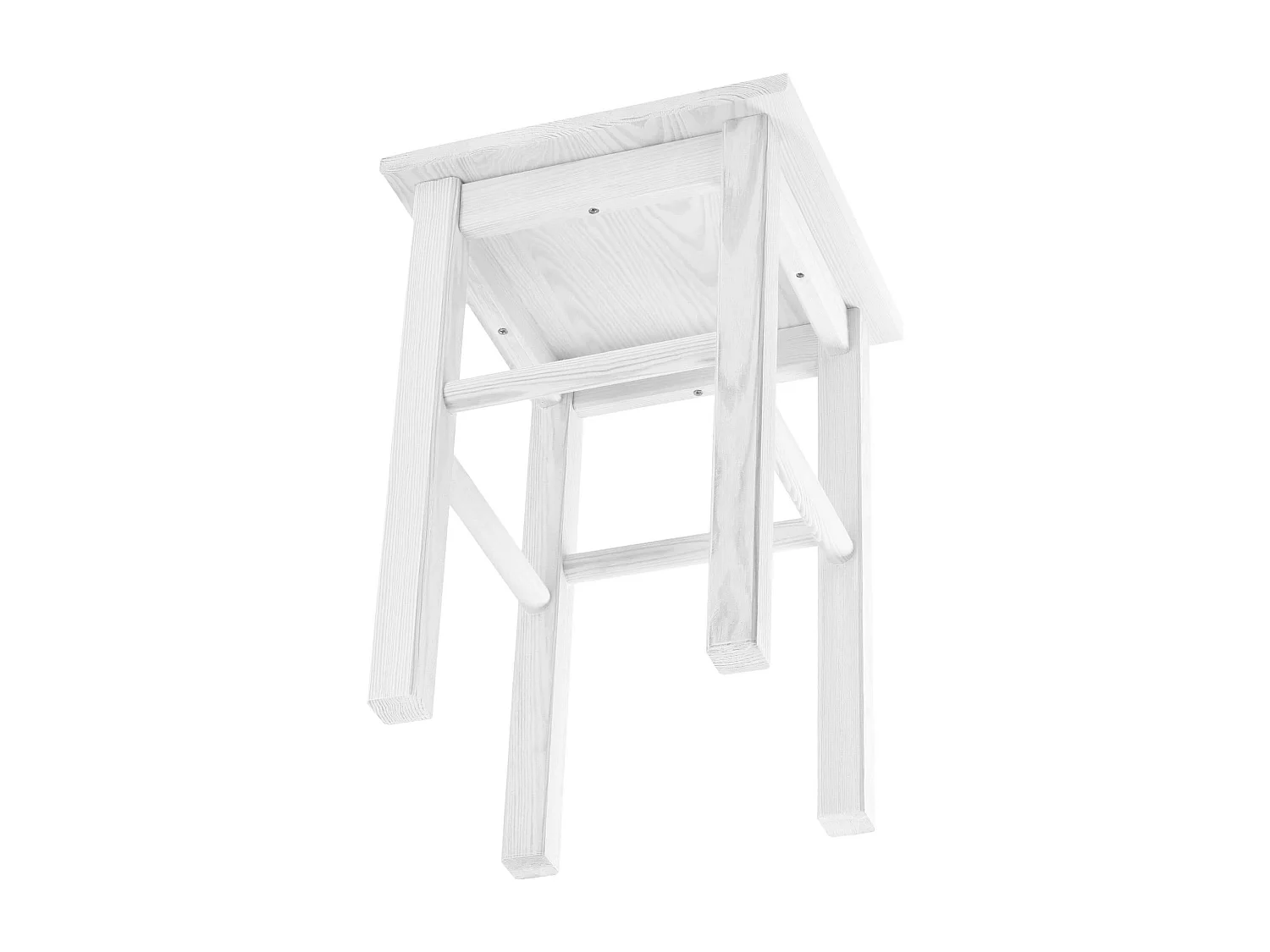 Tabouret en bois KADAX, repose-pieds en bois de pin naturel non verni, repose-pieds en 3 modèles différents, tabouret de bar, marchepied, tabouret, tabouret,