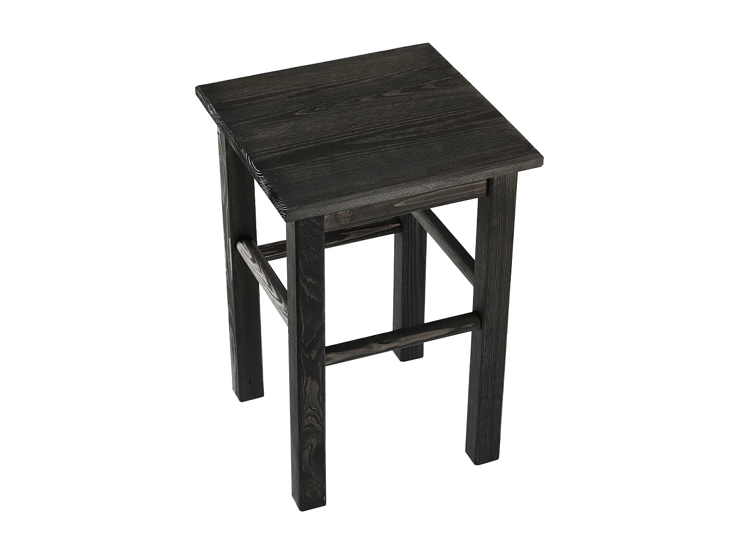 Tabouret en bois KADAX, repose-pieds en bois de pin naturel non verni, repose-pieds en 3 modèles différents, tabouret de bar, marchepied, tabouret, tabouret,