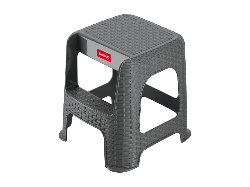 KADAX Hocker, Küchenhocker, Leiter, massiv, rutschfest, mit Tritt, 160 kg