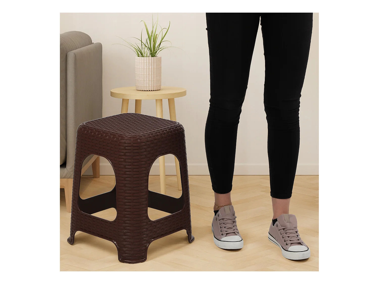 KADAX Banqueta Banqueta de Cozinha Plataforma Sólida Antiderrapante até 120 kg