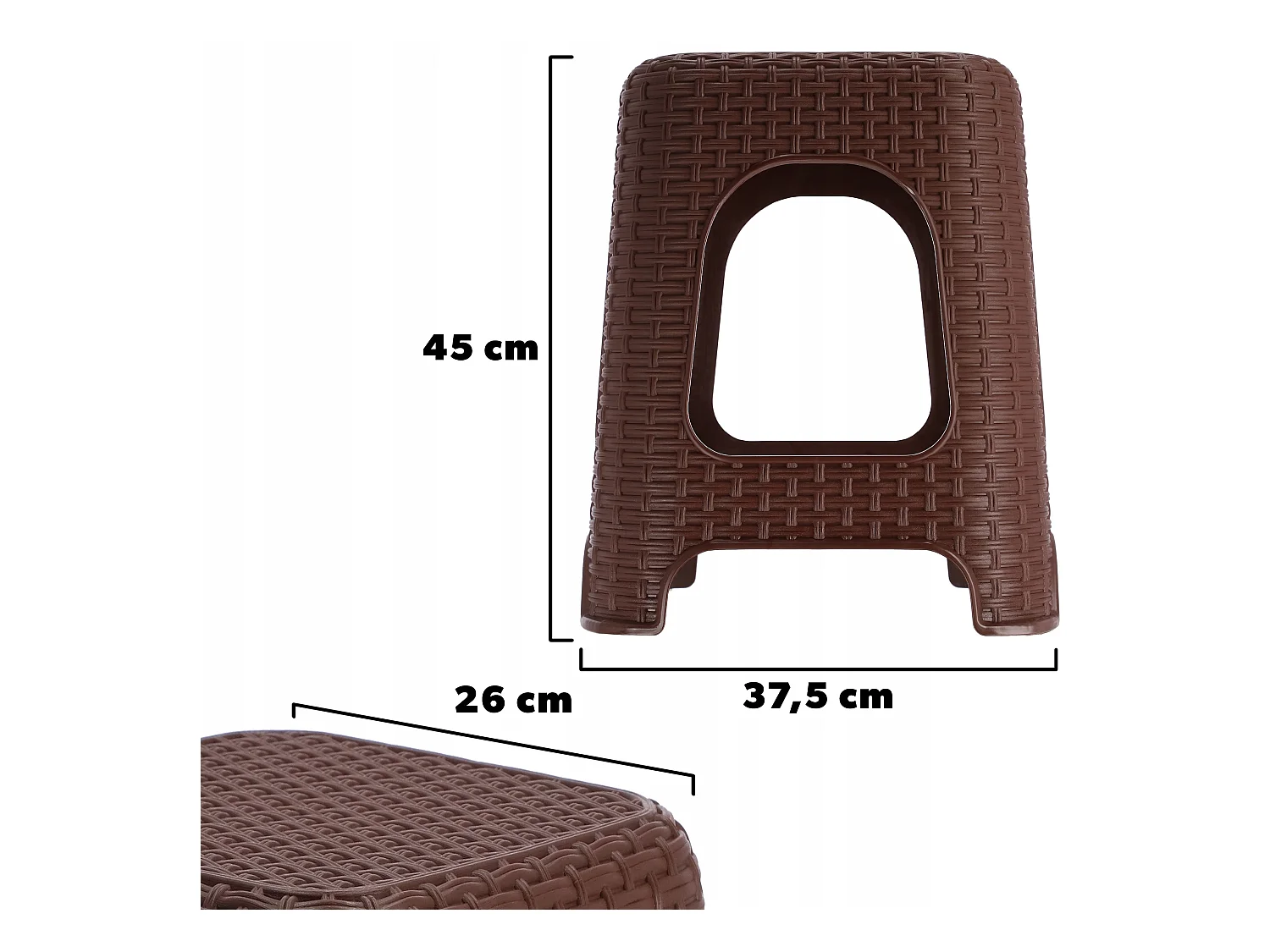 KADAX Banqueta Banqueta de Cozinha Plataforma Sólida Antiderrapante até 120 kg