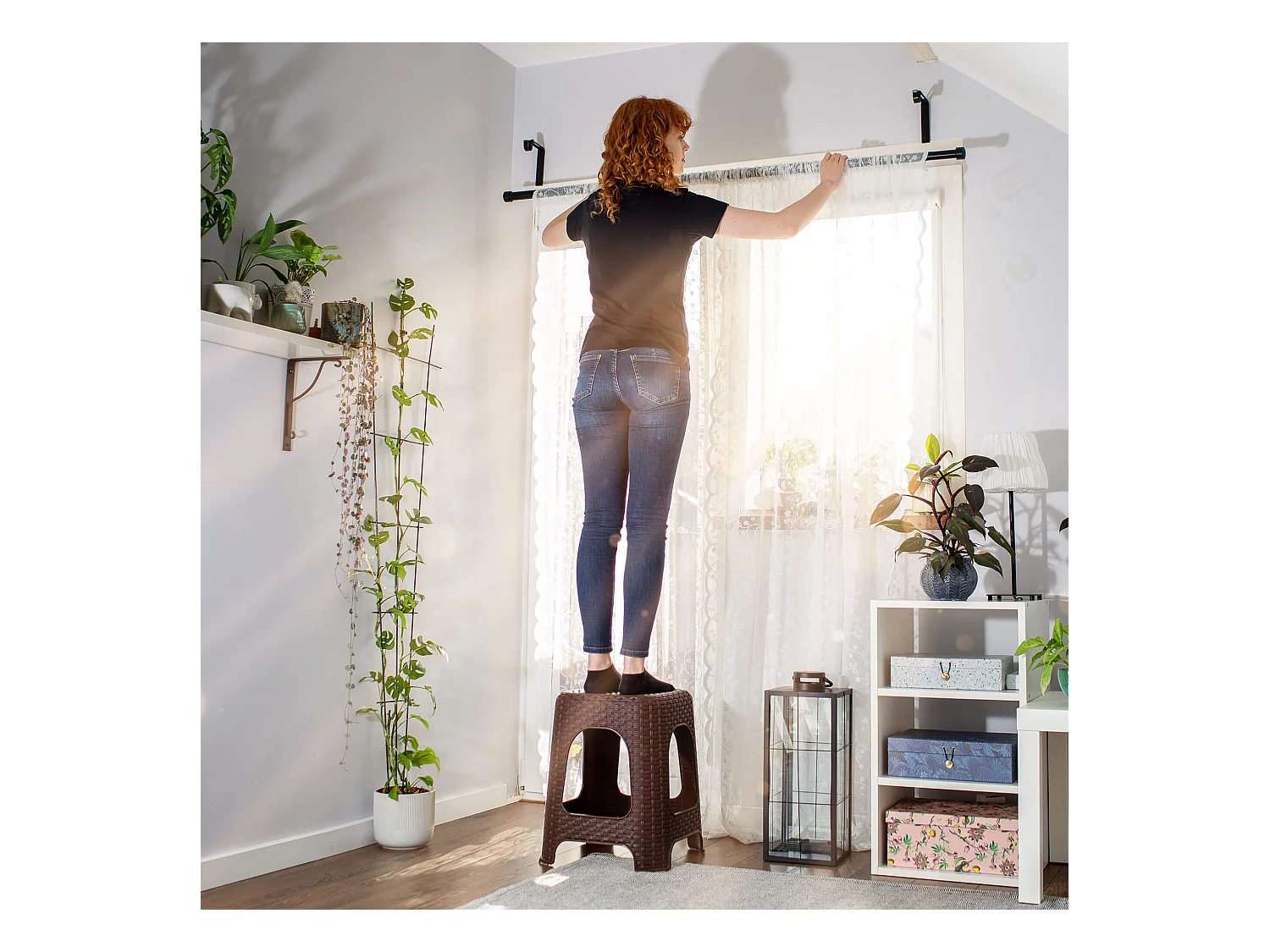 KADAX Banqueta Banqueta de Cozinha Plataforma Sólida Antiderrapante até 120 kg