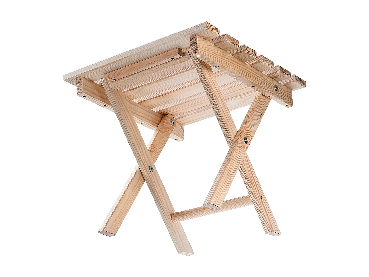 Ensemble table basse et 2 chaises longues en bois noir Anjouin