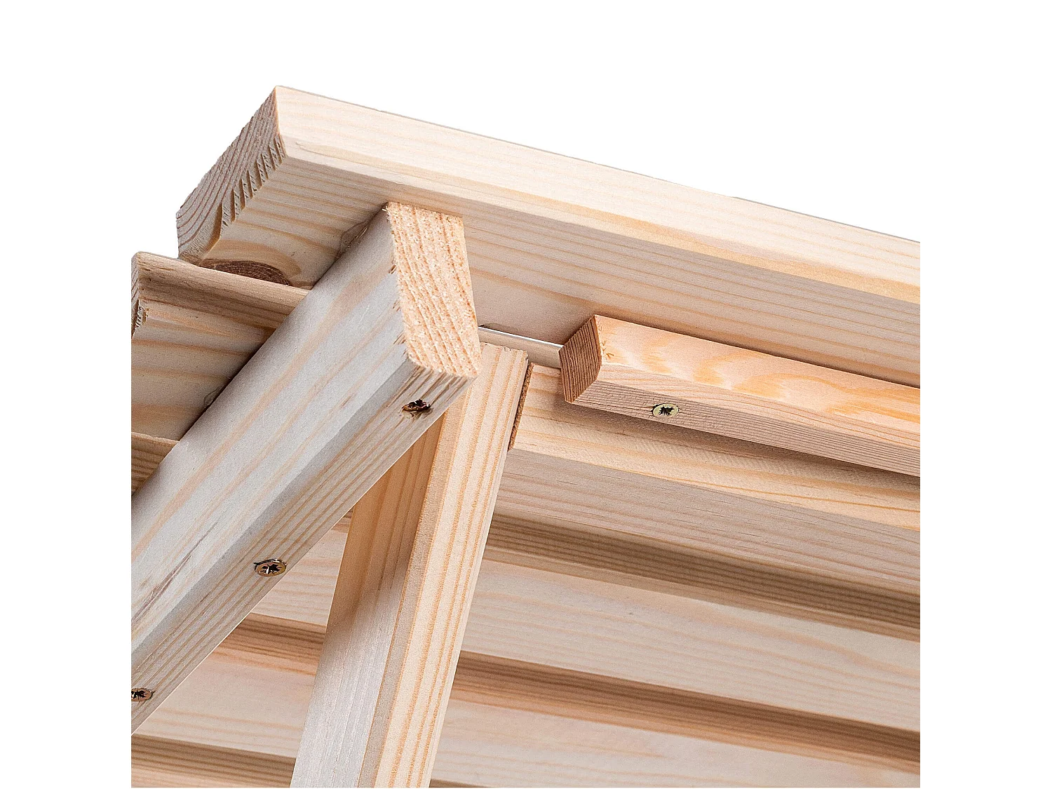 Ensemble table basse et 2 chaises longues en bois noir Anjouin