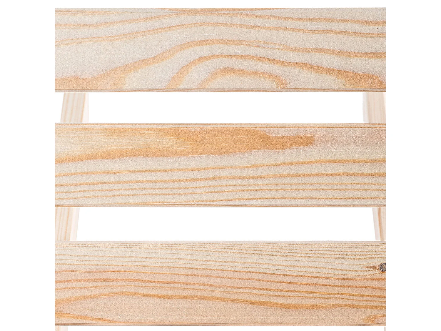 Ensemble table basse avec chaises longues Anjouin naturel + 2 chaises longues en bois cappuccino