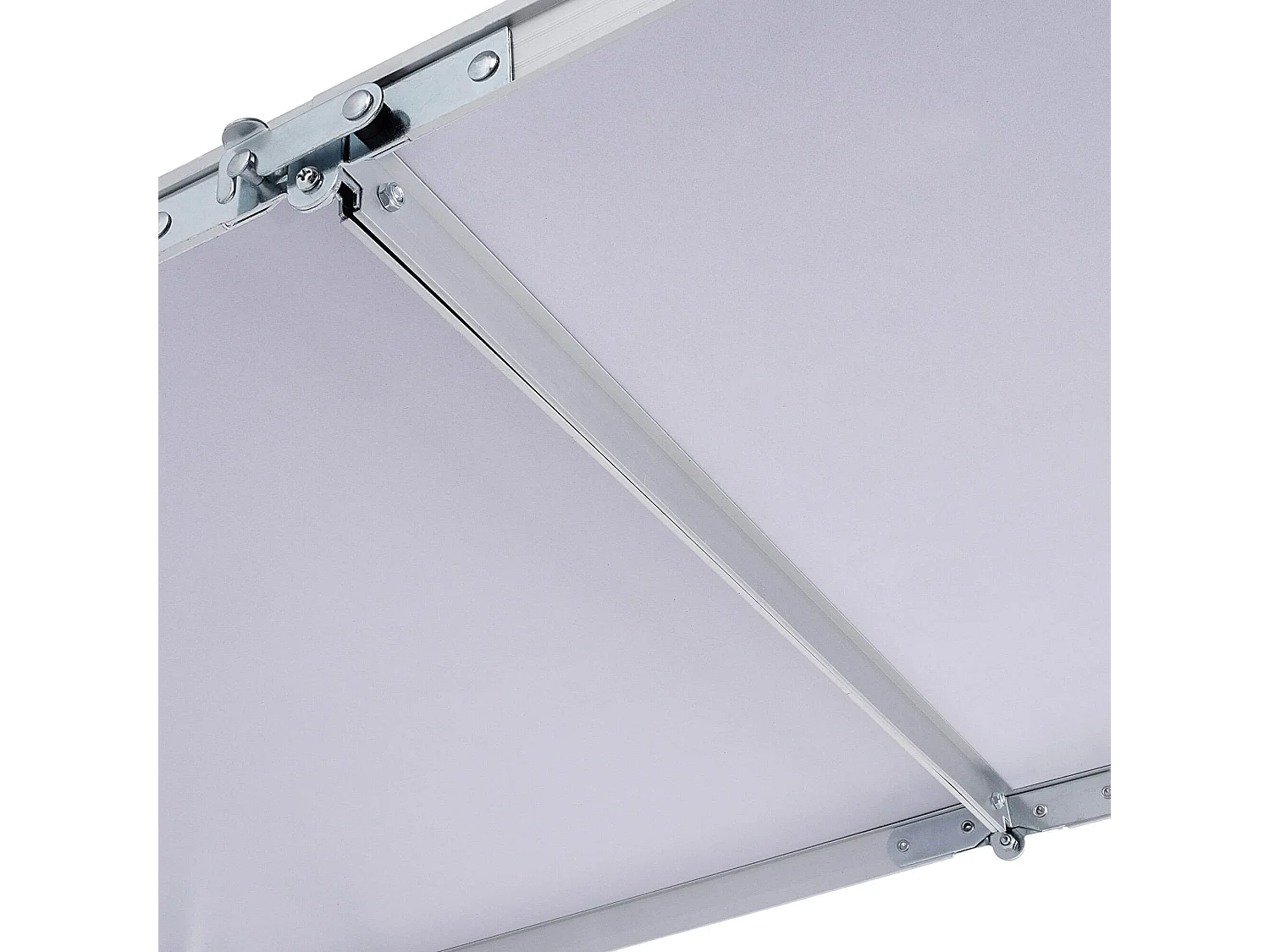 Ensemble de mobilier de camping KADAX : table pliante avec 4 chaises réglables en hauteur, multifonctionnel (argent et blanc)