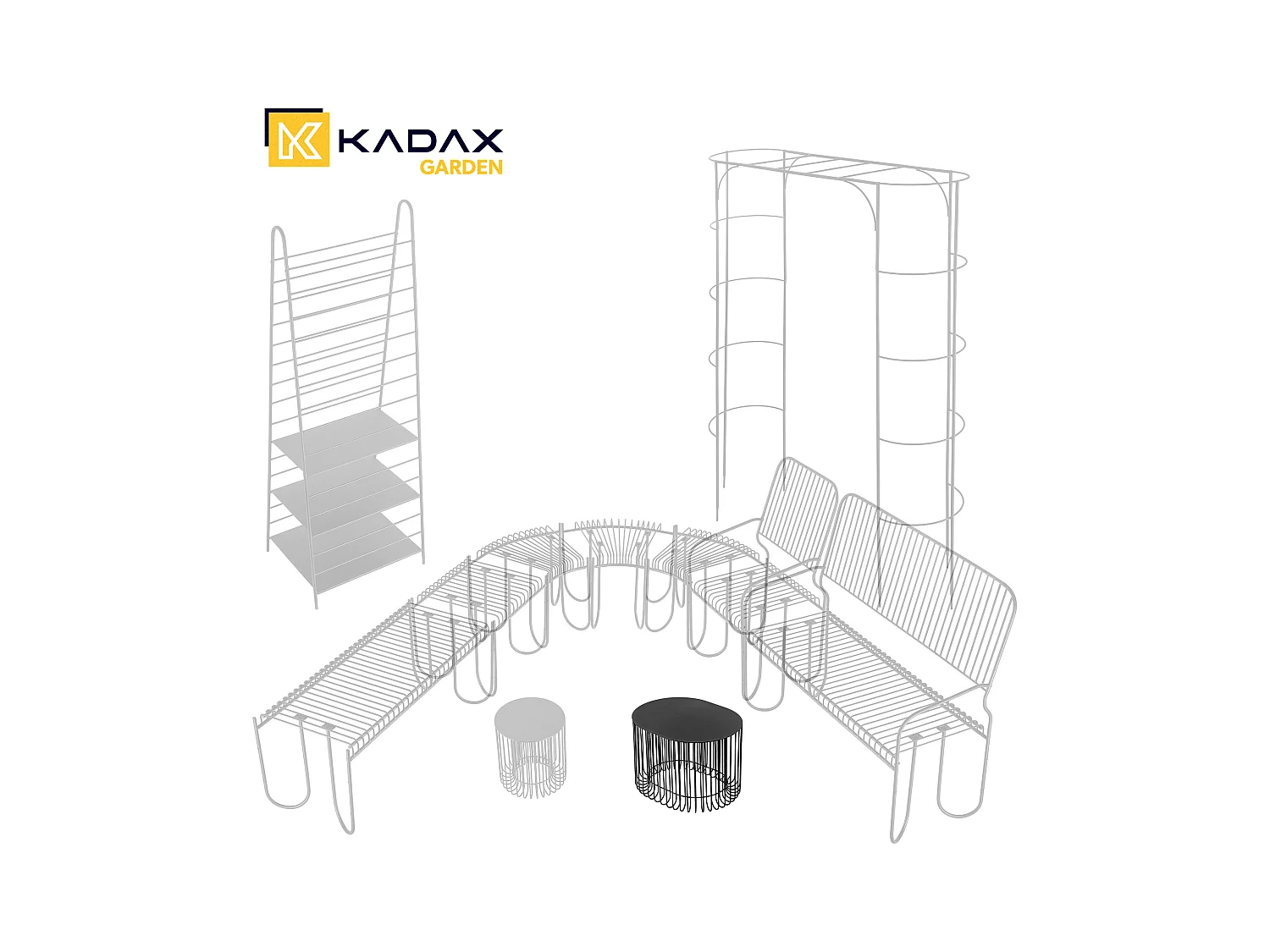 KADAX Tavolo Tavolo da giardino Balcone Caffè Terrazza