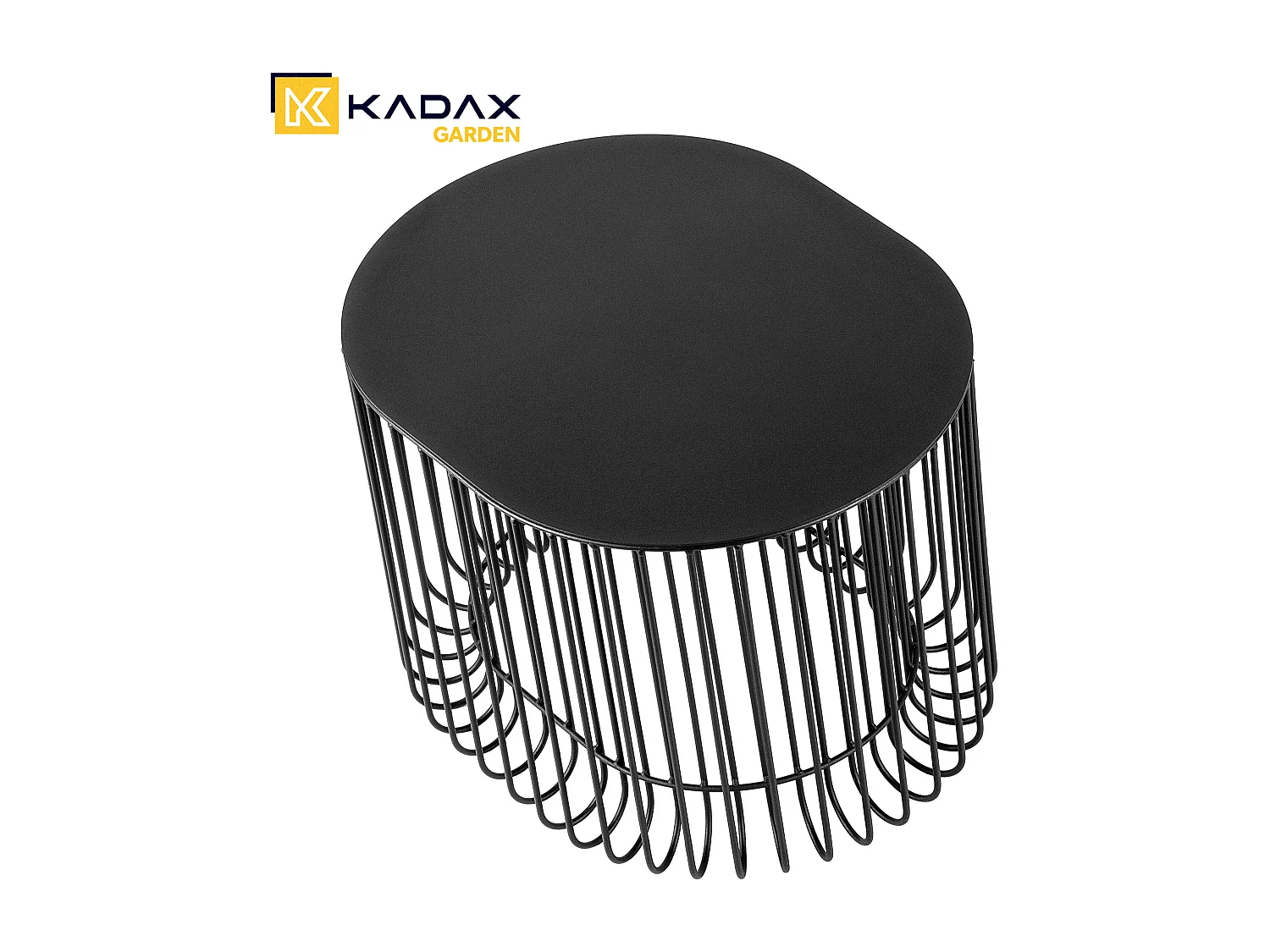 KADAX Table Table de Jardin Balcon Café Terrasse