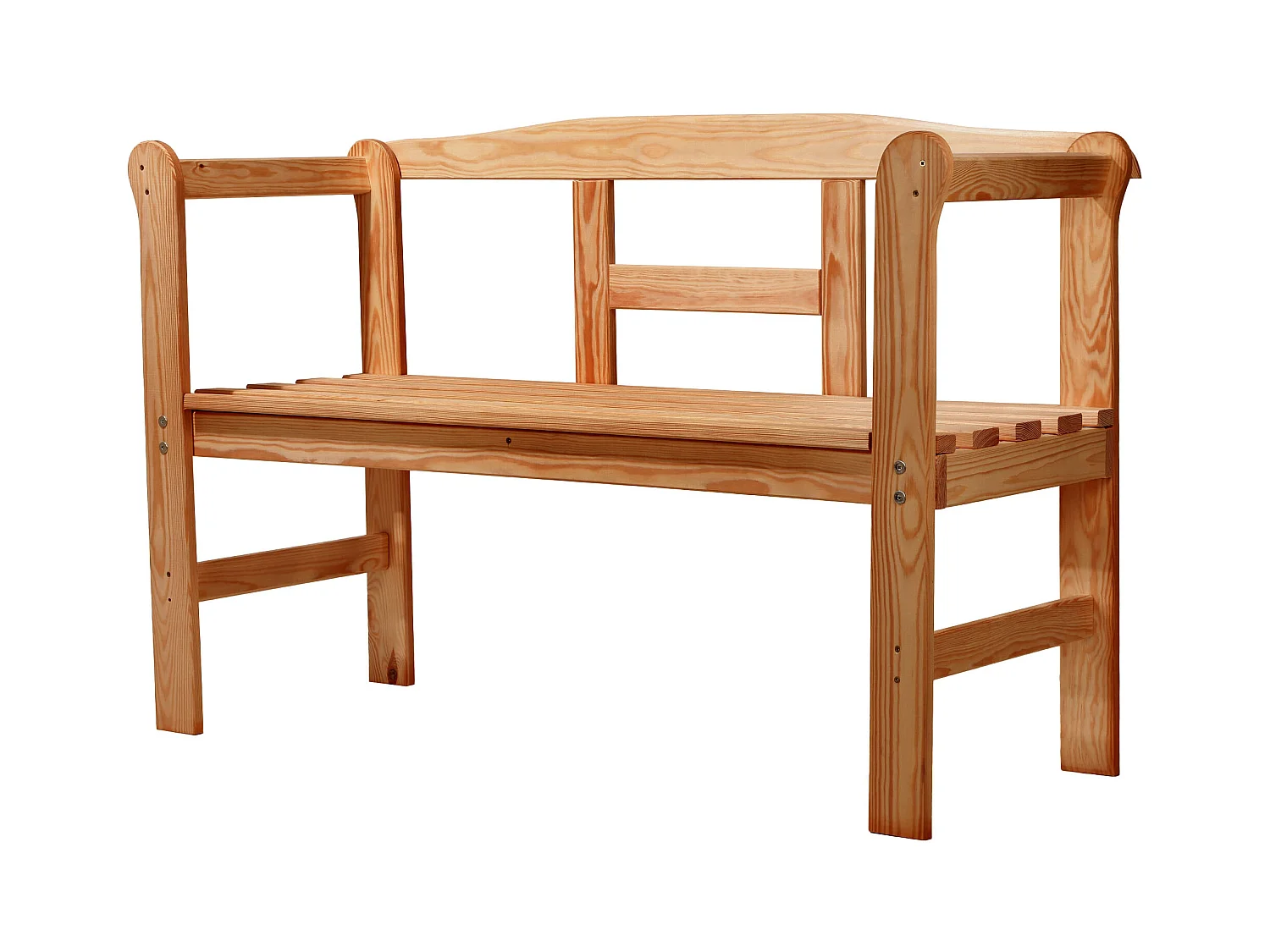 Banc de jardin KADAX, 119 x 44 x 76 cm, banc en panneaux de fibres de bois, banc avec espace de rangement et dossier, banc en bois résistant aux intempéries pour