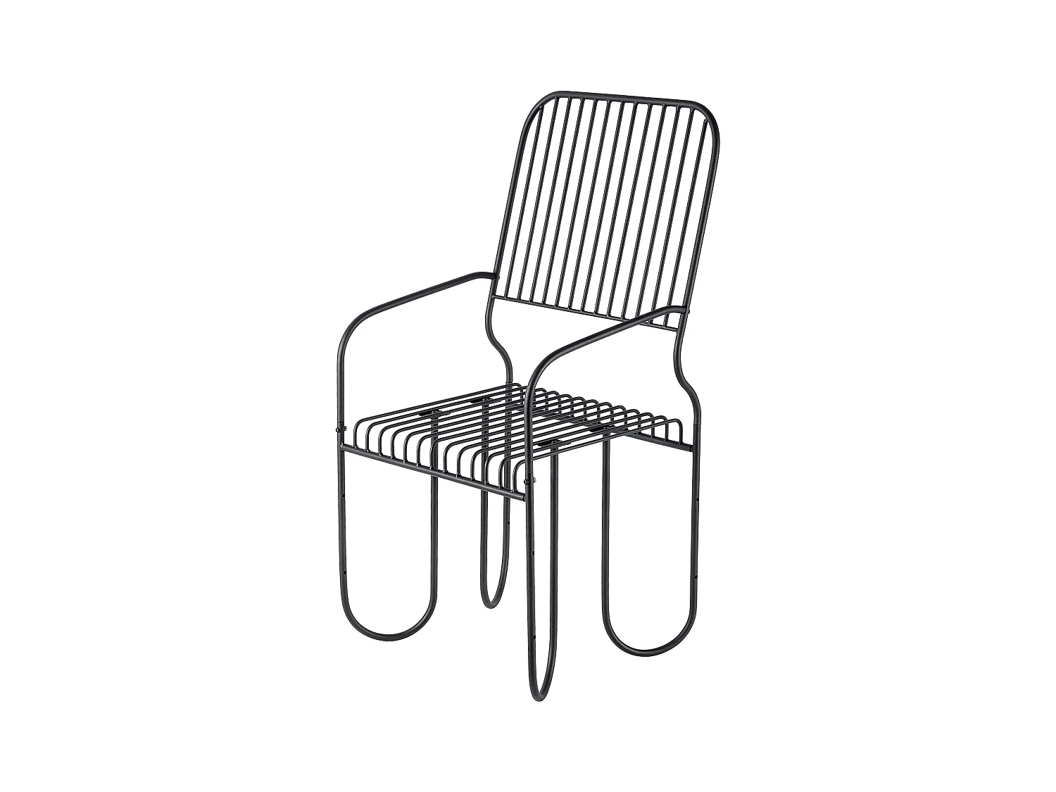 Banc de jardin moderne KADAX, banc en acier thermolaqué, banc en système modulaire, banc en métal résistant aux intempéries pour jardin, parc, terrasse (50 cm /