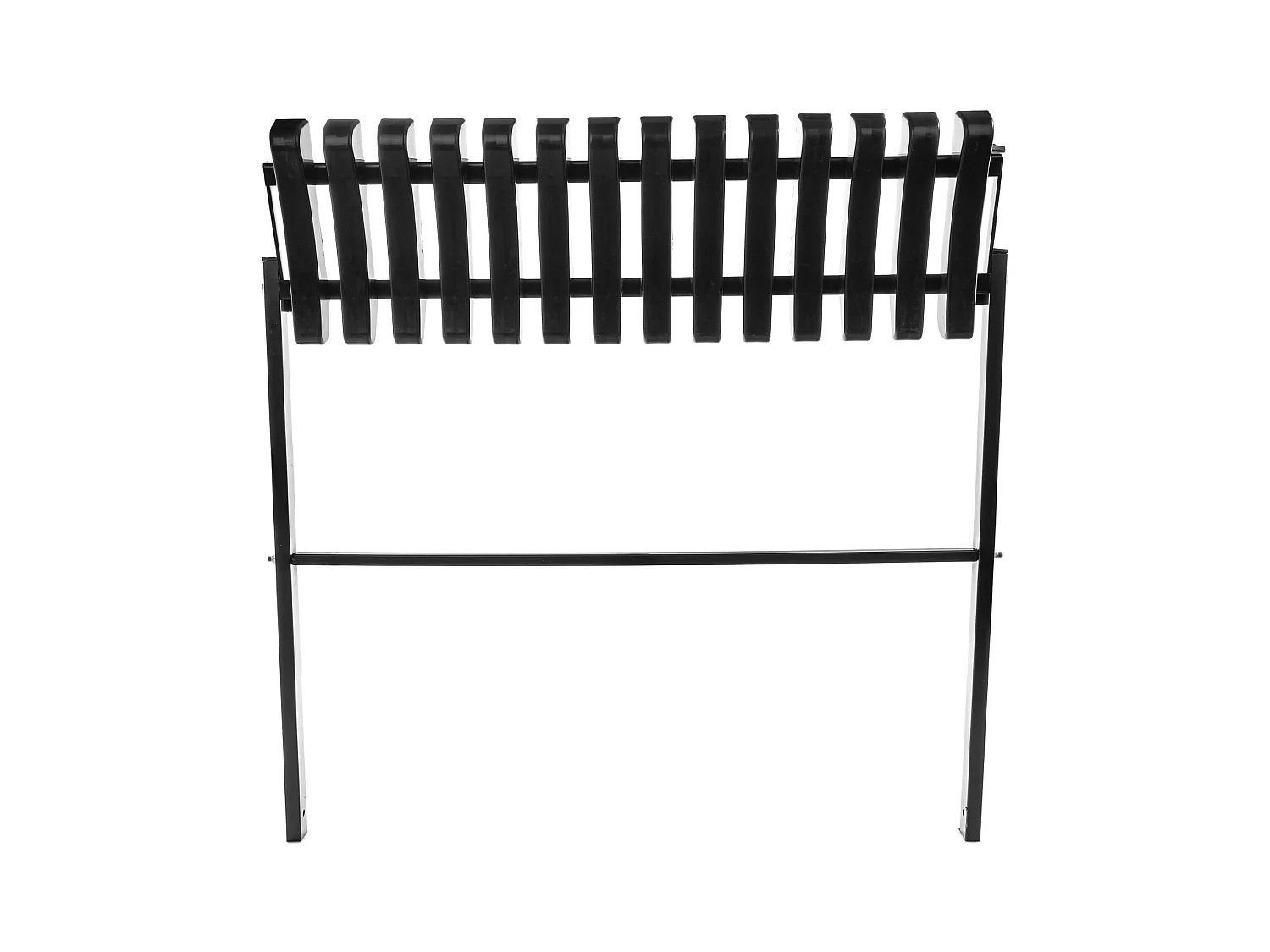 KADAX Begraafbank 91 cm, tuinbank met inklapbare constructie, ruimtebesparende zitbank voor buiten, bank van staal en kunststof voor tuin en begraafplaats