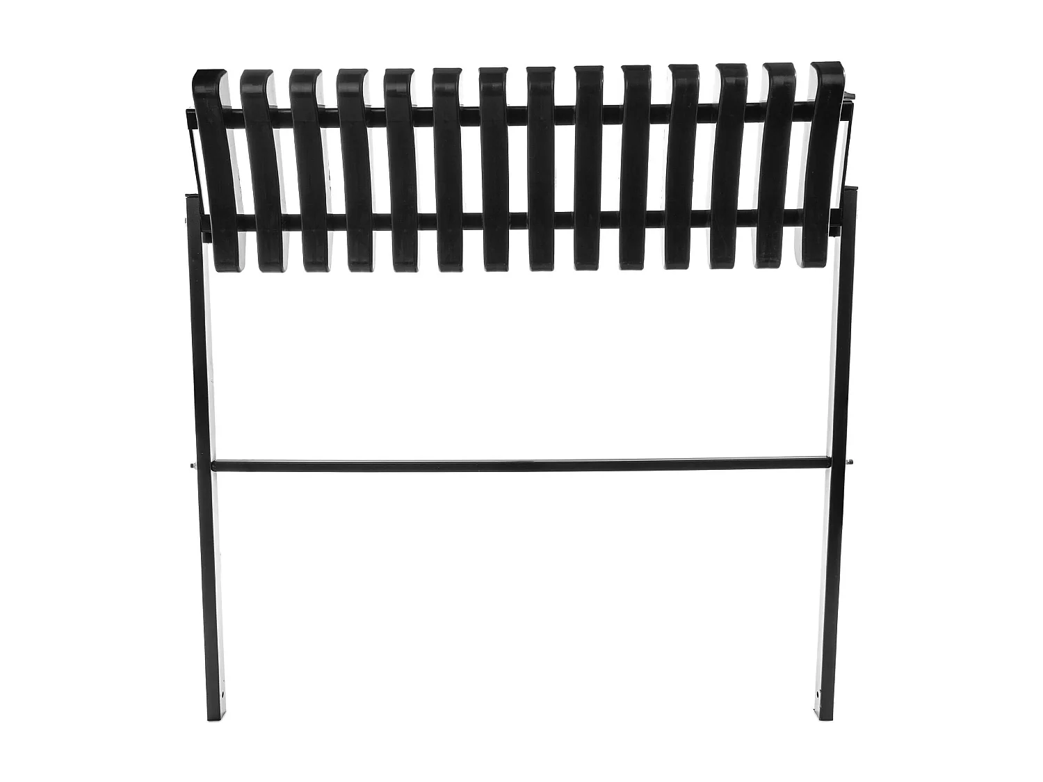 Panca funeraria KADAX 91 cm, panca da giardino con struttura pieghevole, panca da esterno salvaspazio, panca in acciaio e plastica per giardino e cimitero