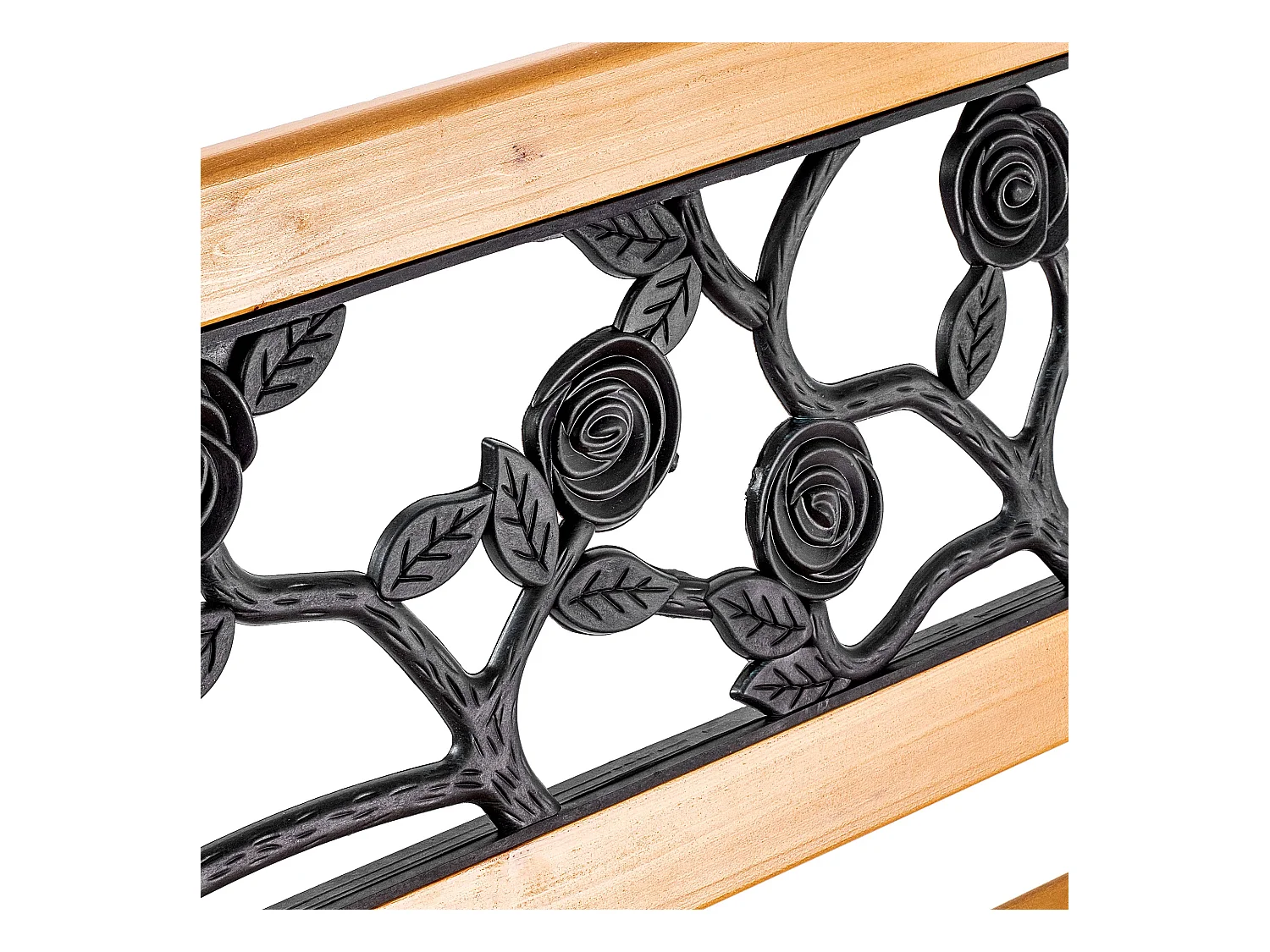 KADAX Ławka ogrodowa Sables drewniana 122x53x73cm