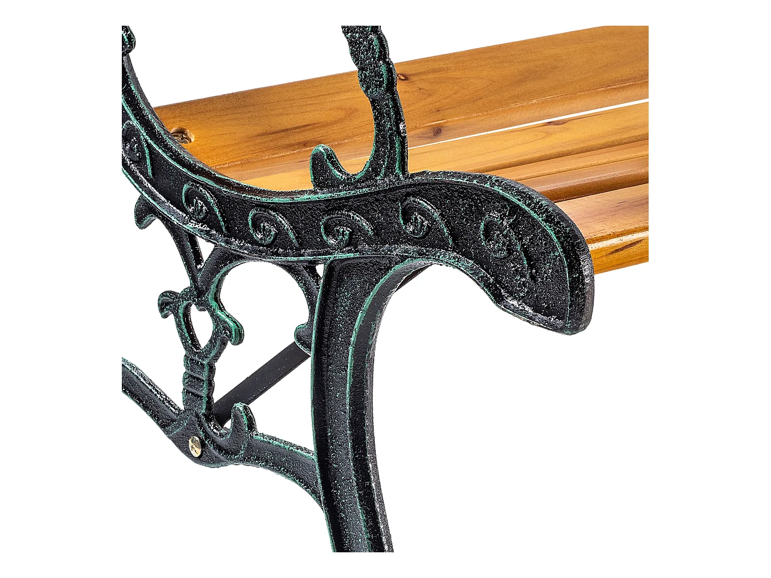 KADAX Ławka ogrodowa Sables drewniana 122x53x73cm