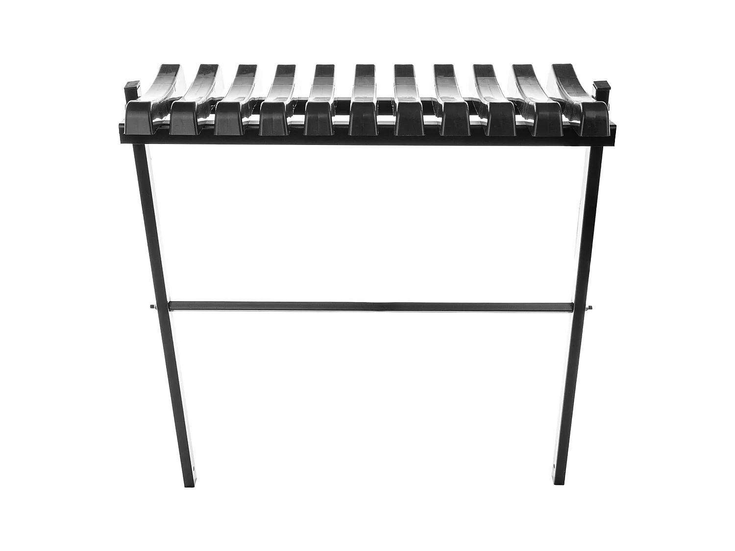 KADAX Friedhofsbank 72,5 cm, tuinbank met inklapbare constructie, ruimtebesparende zitbank voor buiten, bank van staal en kunststof voor tuin en begraafplaats