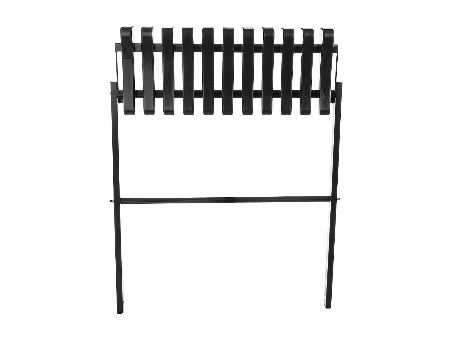 KADAX Friedhofsbank 72,5 cm, panchina da giardino con struttura pieghevole, panchina da esterno salvaspazio, panchina in acciaio e plastica per giardino e cimitero