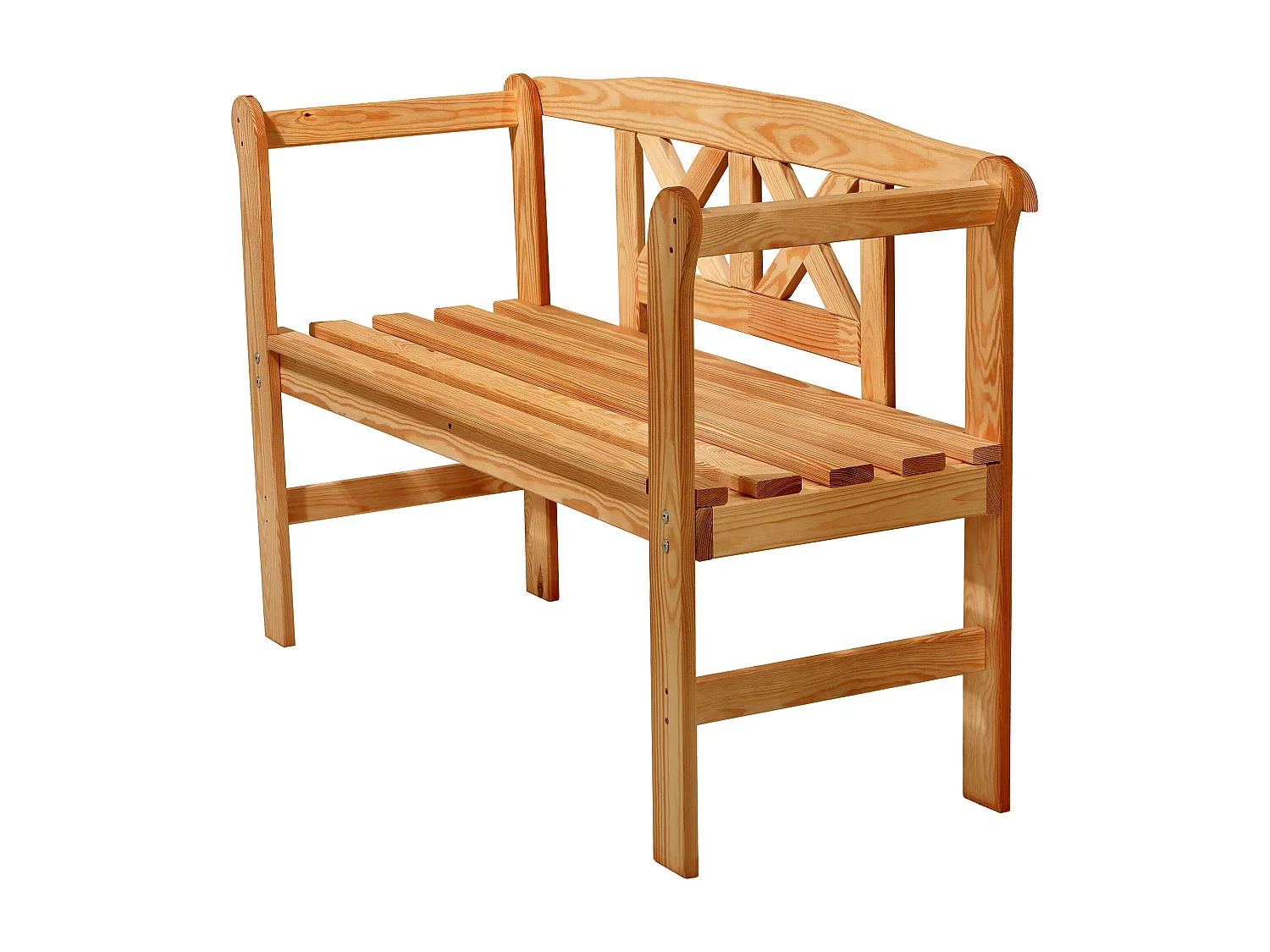 KADAX Tuinbank, 120 x 47 x 81,5 cm, bank van een vezelplaat, zitbank met opbergruimte en rugleuning, weerbestendige houten bank voor tuin, balkon, 119 cm, bruin/X