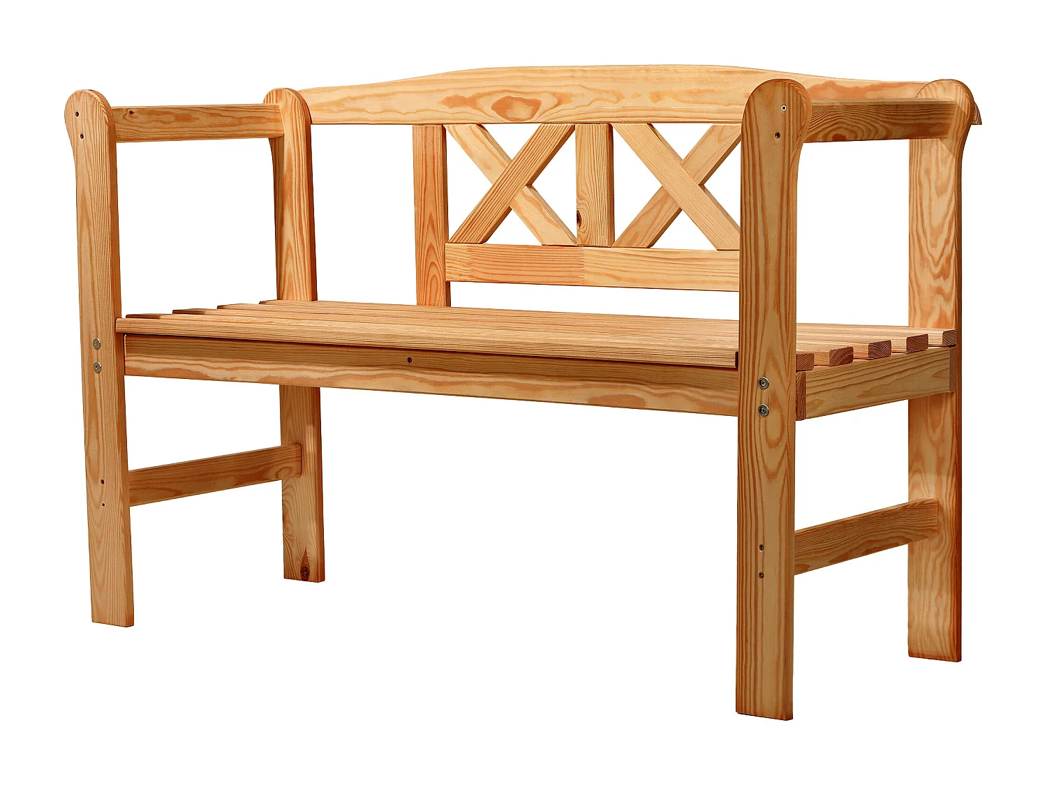 KADAX Tuinbank, 120 x 47 x 81,5 cm, bank van een vezelplaat, zitbank met opbergruimte en rugleuning, weerbestendige houten bank voor tuin, balkon, 119 cm, bruin/X