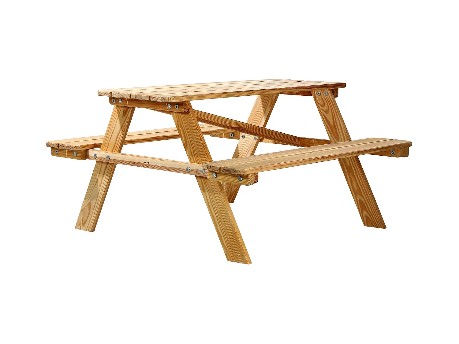 KADAX Zestaw piknikowy dla dzieci Molere naturalny stoliczek dla dzieci