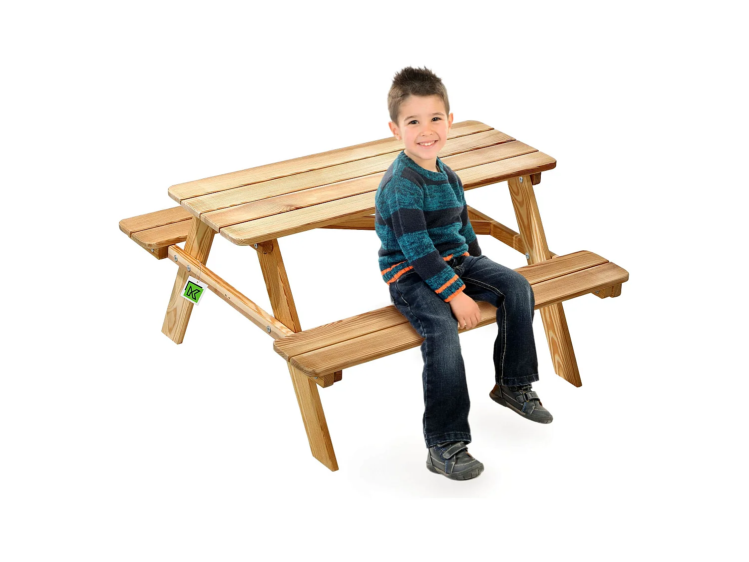 KADAX Zestaw piknikowy dla dzieci Molere naturalny stoliczek dla dzieci