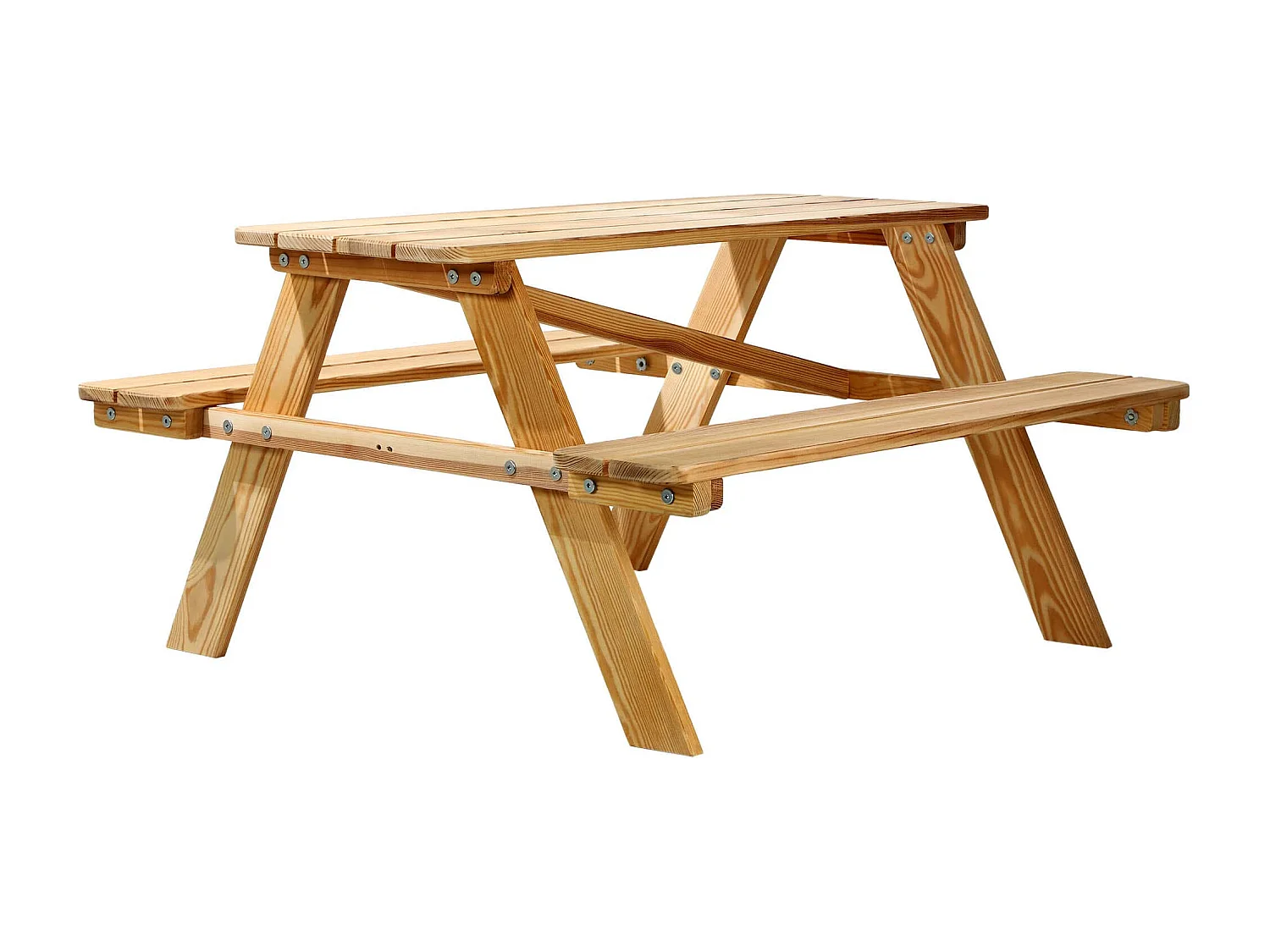 KADAX Table de pique-nique pour enfants avec bancs, mobilier pour enfants pour pique-nique, table pour enfants en bois, ensemble de pique-nique pour le jardin,