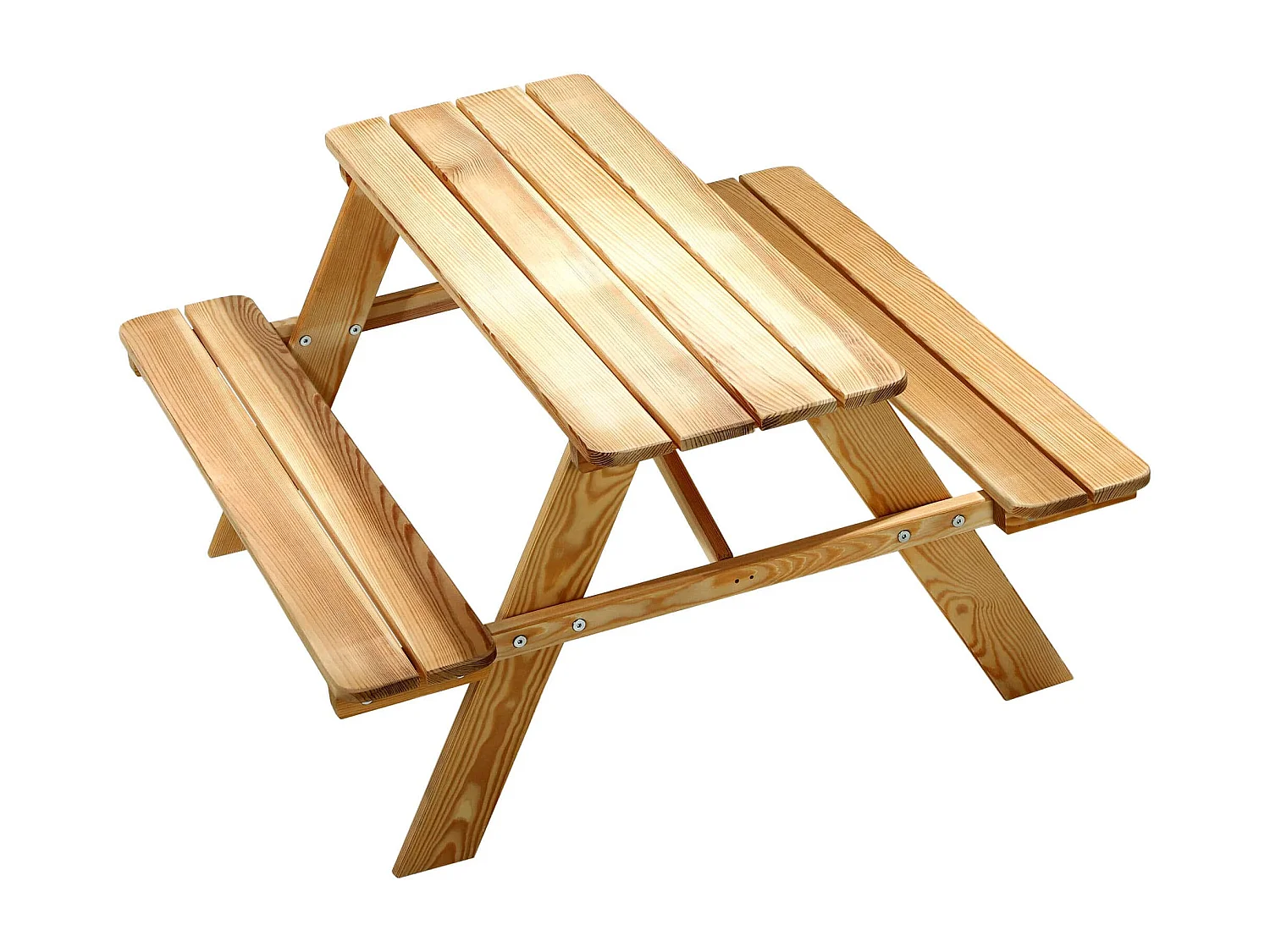 KADAX Table de pique-nique pour enfants avec bancs, mobilier pour enfants pour pique-nique, table pour enfants en bois, ensemble de pique-nique pour le jardin,