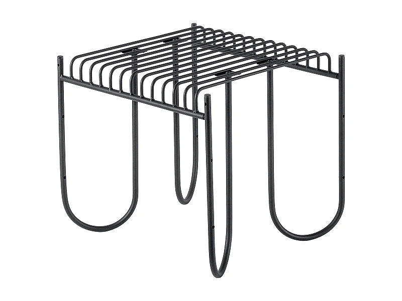 KADAX Moderne tuinbank, zitbank van gepoedercoat staal, bank in modulesysteem, weerbestendige metalen bank voor tuin, park, terras (50 cm / zonder rugleuning)