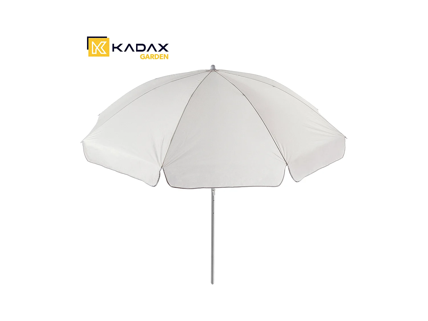 KADAX Parasol ogrodowy Igal biały 220cm