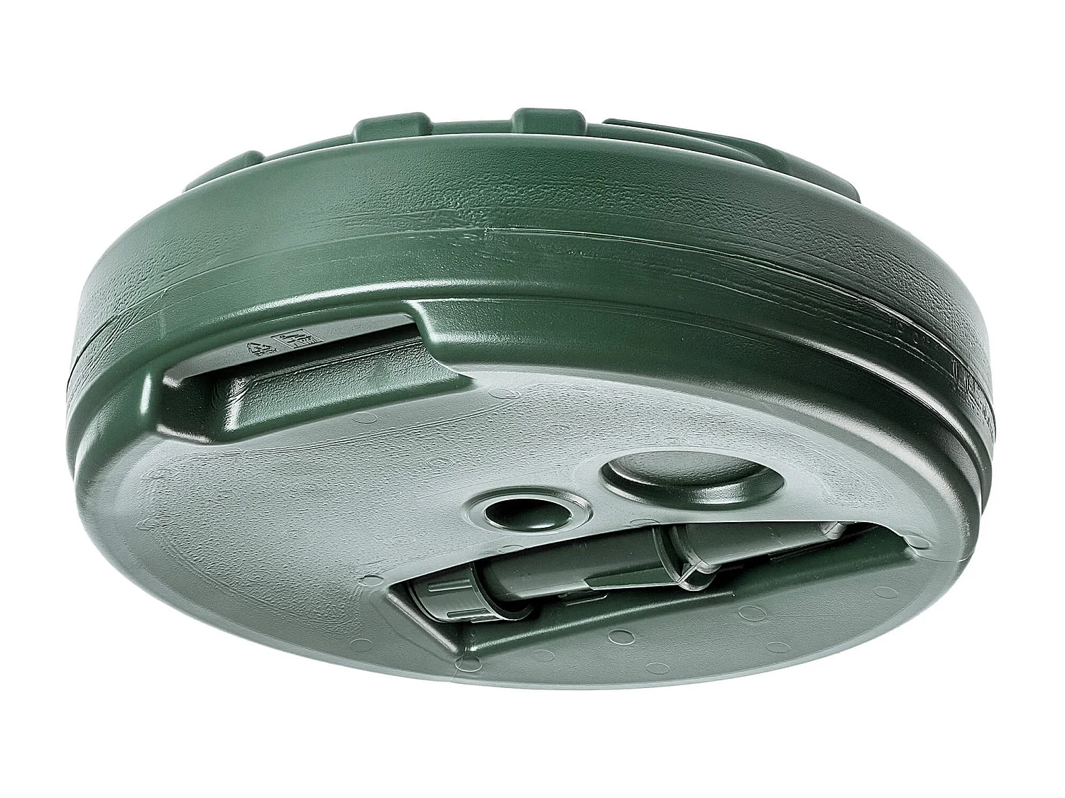 Pied de parasol KADAX, pied de parasol rond, support de parasol à remplir de sable, d'eau ou de gravier, pied en plastique pour jardin, terrasse, plage (version 1,