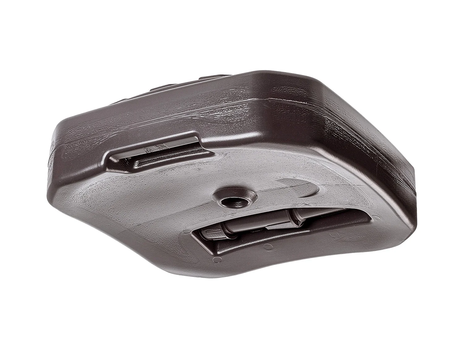 KADAX Sonnenschirmständer, runder Sonnenschirmständer, Sonnenschirmhalter befüllbar mit Sand, Wasser oder Kies, Ständer aus Kunststoff für Garten, Terrasse, Strand