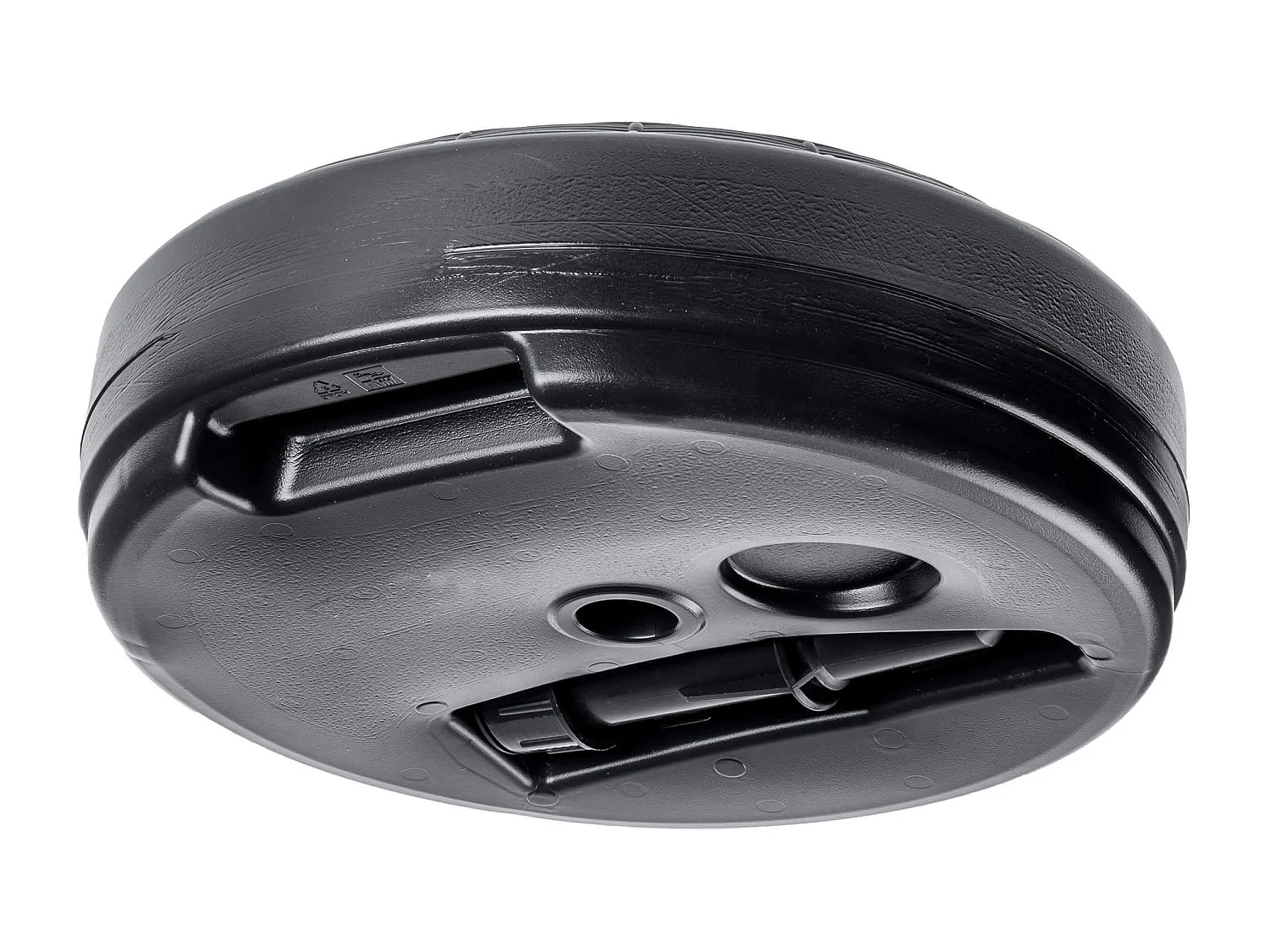 Pied de parasol KADAX, pied de parasol rond, support de parasol à remplir de sable, d'eau ou de gravier, pied en plastique pour jardin, terrasse, plage (version 2,