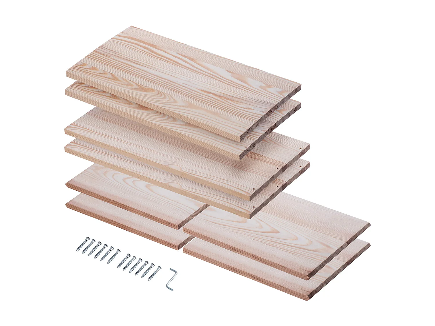 KADAX Regał na wino Loreo X drewniany jasny brąz