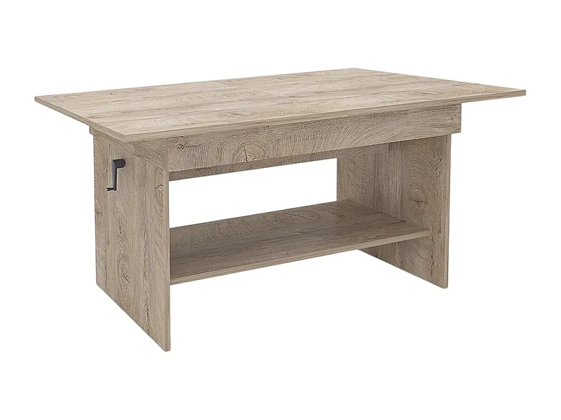 Tavolino da salotto regolabile in rovere chiaro TG13