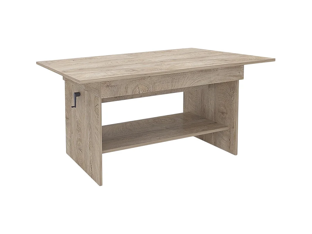 Tavolino da salotto regolabile in rovere chiaro TG13