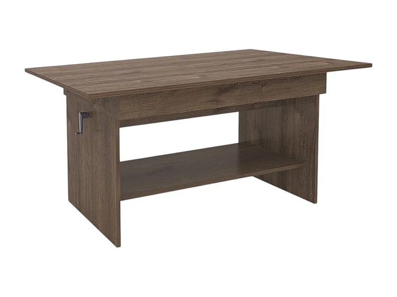 Tavolino da salotto regolabile in legno scuro TG13