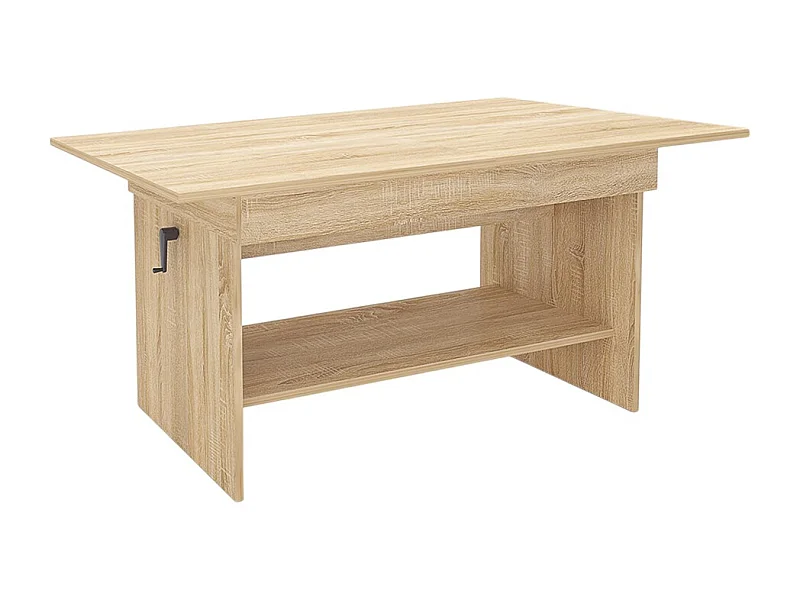 Tavolino da salotto regolabile in rovere naturale TG13