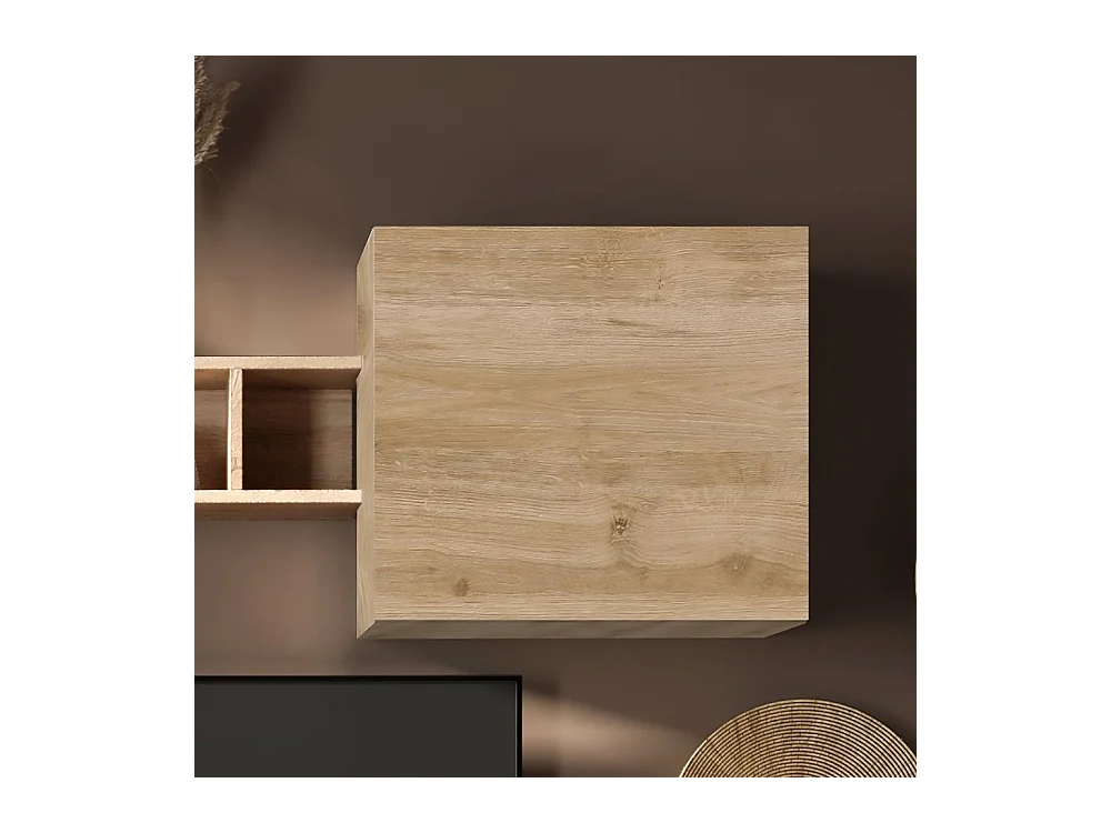 Cubo pensile con anta 55x50 cm rovere chiaro MML4