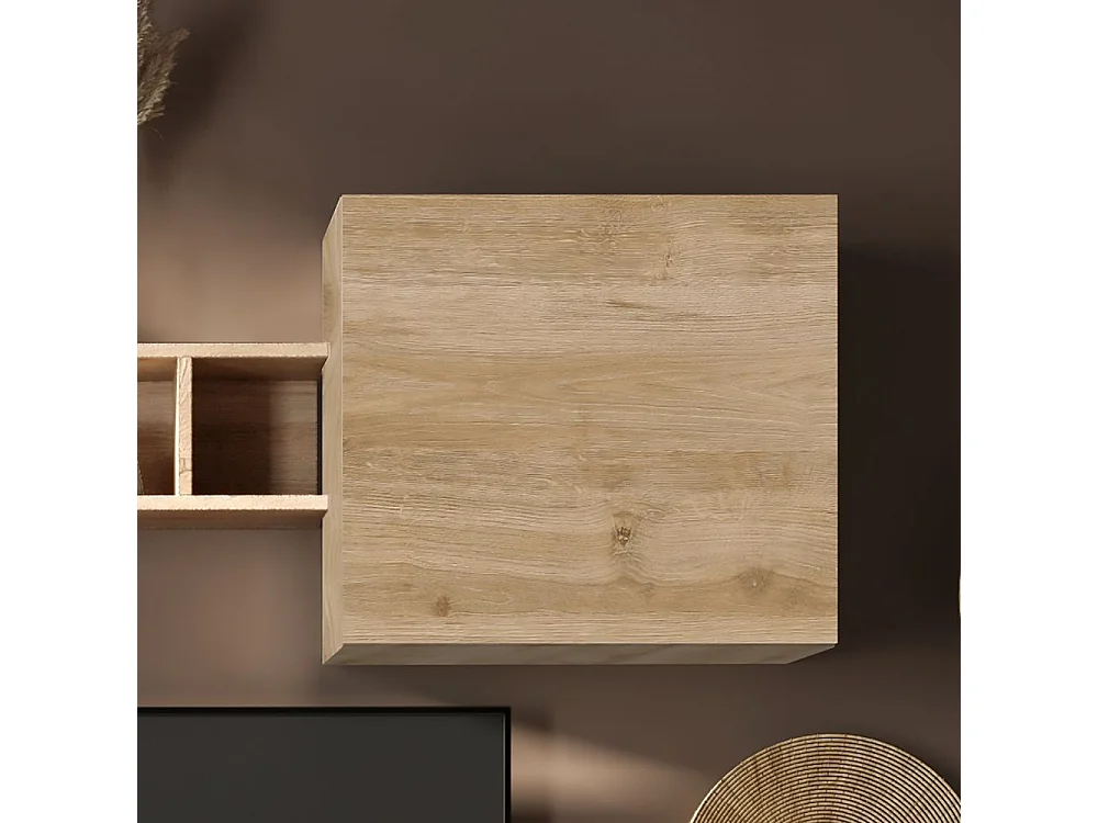 Cubo pensile con anta 55x50 cm rovere chiaro MML4