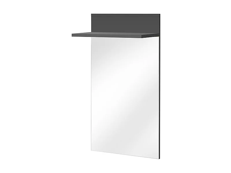 mensola da parete moderna con specchio 60x157 MMP6 antracite